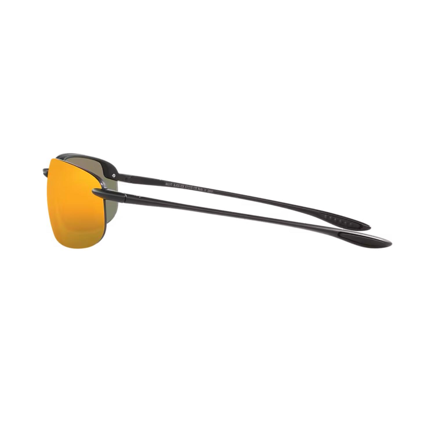 Maui Jim MJ 0456S 005 68 Aynalı Erkek Yastık Siyah Metal Güneş Gözlüğü