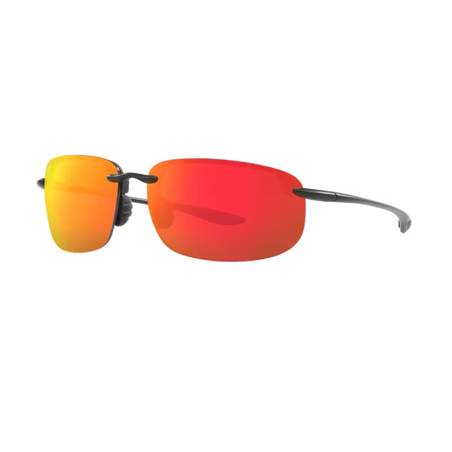 Maui Jim MJ 0456S 005 68 Aynalı Erkek Yastık Siyah Metal Güneş Gözlüğü