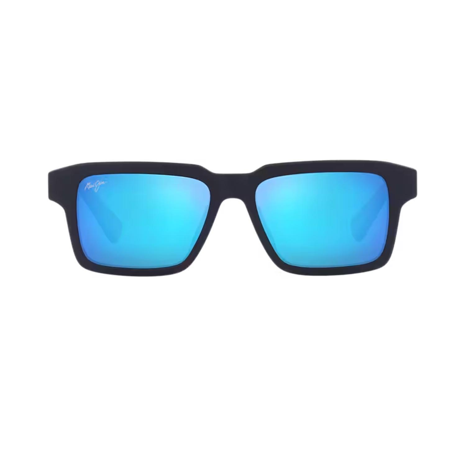 Maui Jim MJ 0635S 004 03 53 Polarize Unisex Kare Lacivert Kemik Güneş Gözlüğü