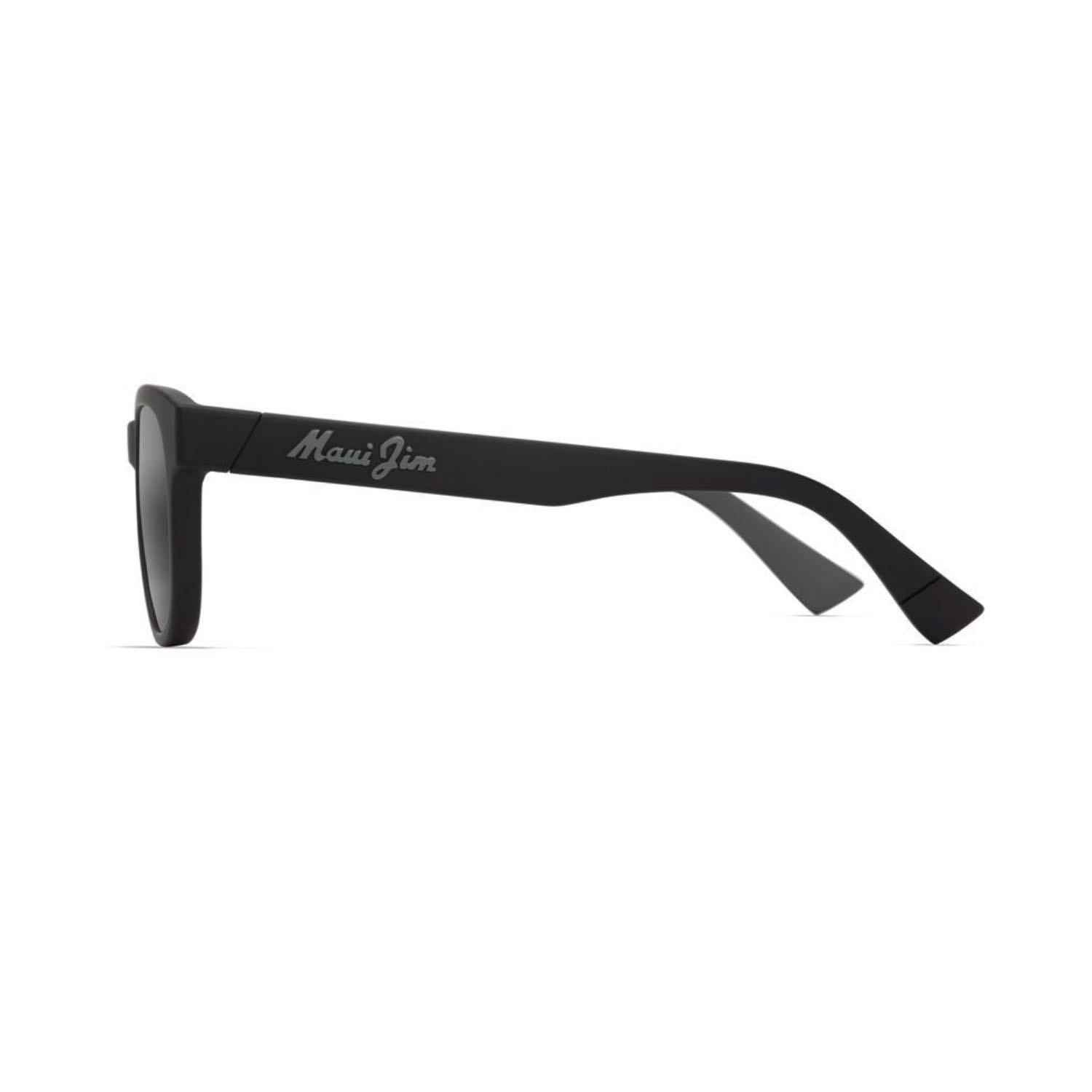 Maui Jim MJ 0668S 001 52 Aynalı Unisex Oval Siyah Kemik Güneş Gözlüğü