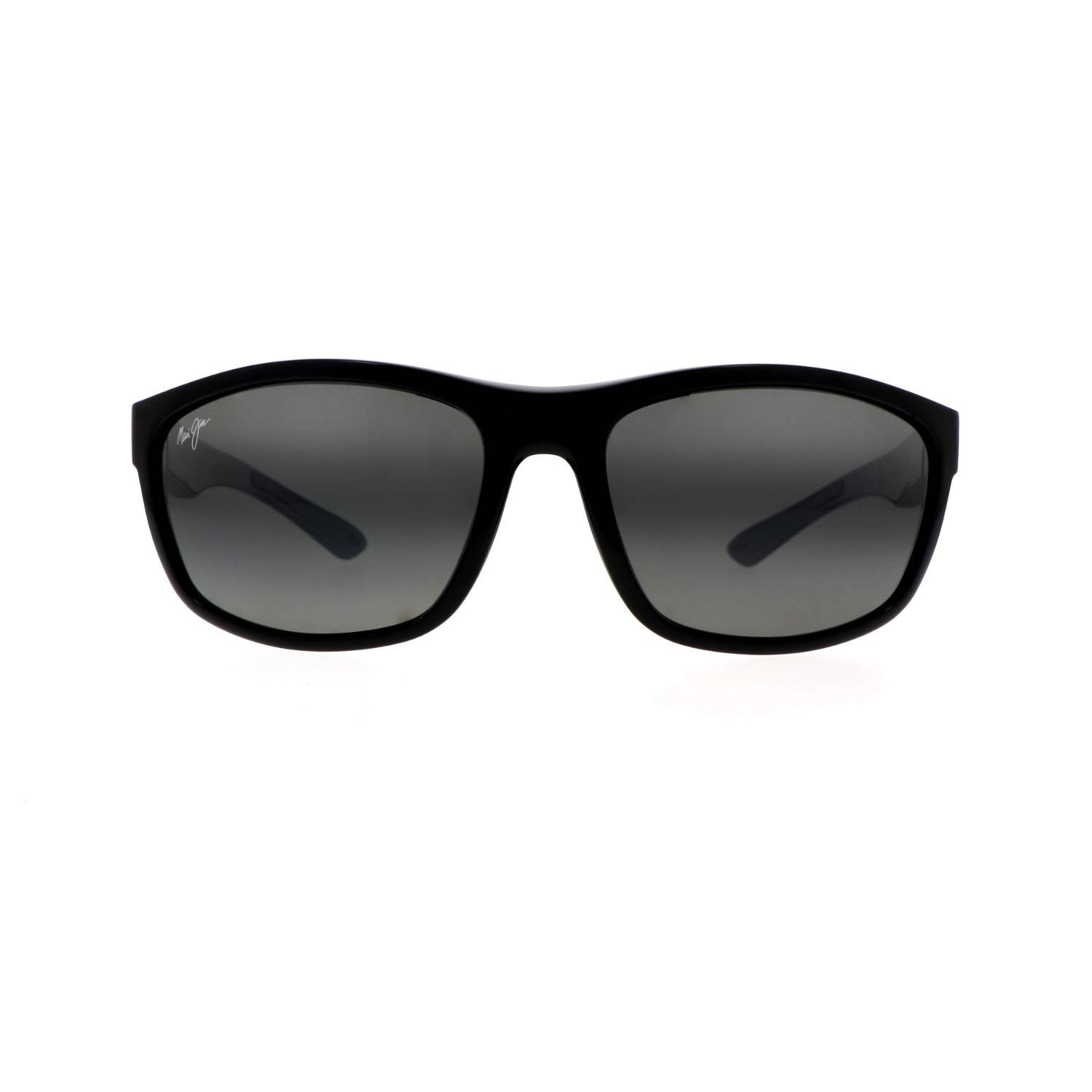 Maui Jim MJ 0869S 001 62 Aynalı Polarize Erkek Yastık Siyah Kemik Güneş Gözlüğü