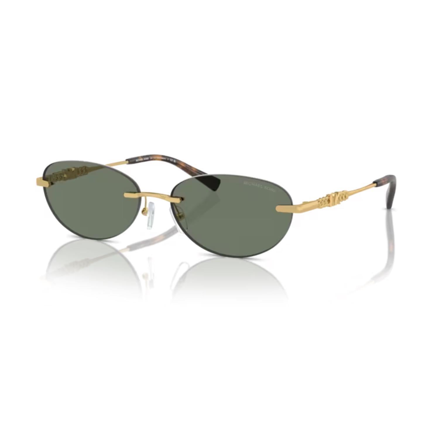 Michael Kors MK 1151 18963H 58 Manchester Kadın Oval Gold Metal Güneş Gözlüğü