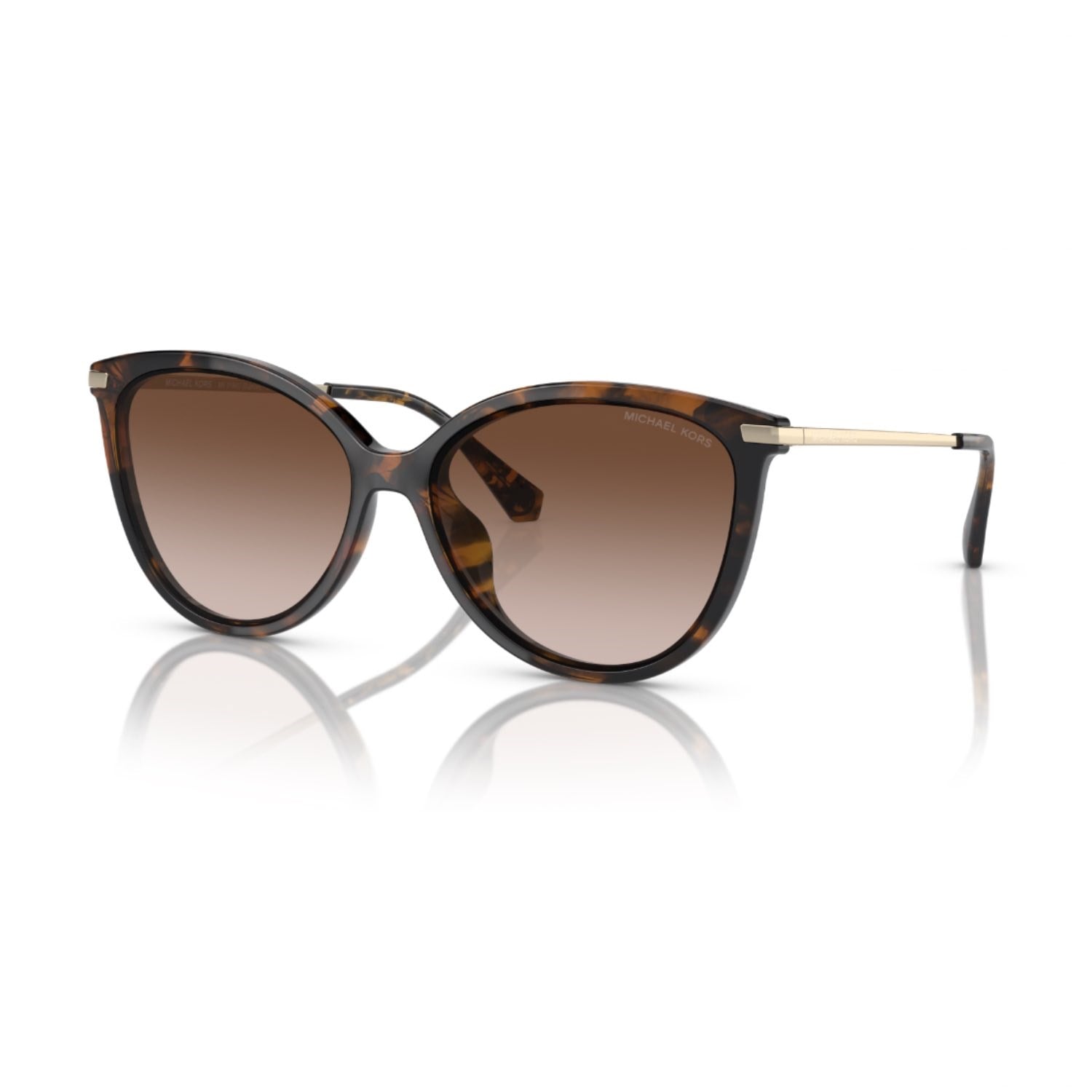 Michael Kors MK 2184U 300613 56 Dupont Kadın Cat Eye Kırçıllı Kahverengi Kemik Güneş Gözlüğü