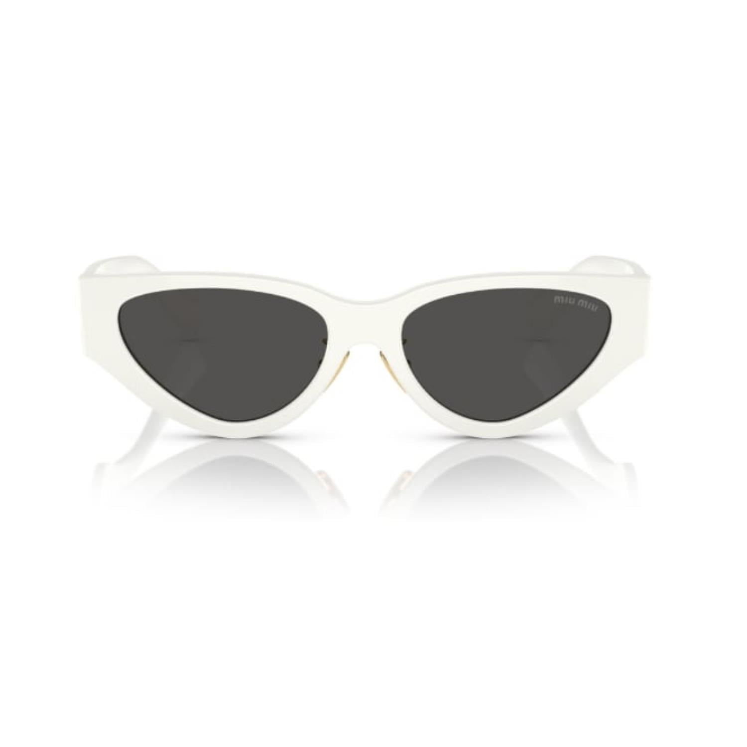 Miu Miu 03ZS 1425S0 54 Kadın Cat Eye Beyaz Kemik Güneş Gözlüğü
