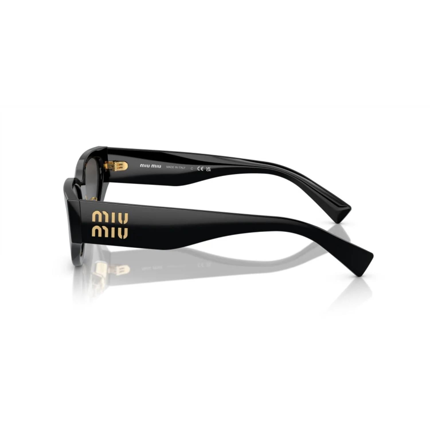 Miu Miu 03ZS 1AB5S0 54 Kadın Cat Eye Siyah Kemik Güneş Gözlüğü