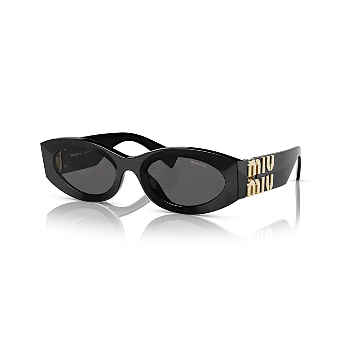 MIU MIU 11WS 1AB5S0 54 Kadın Cat Eye Siyah Kemik Güneş Gözlüğü