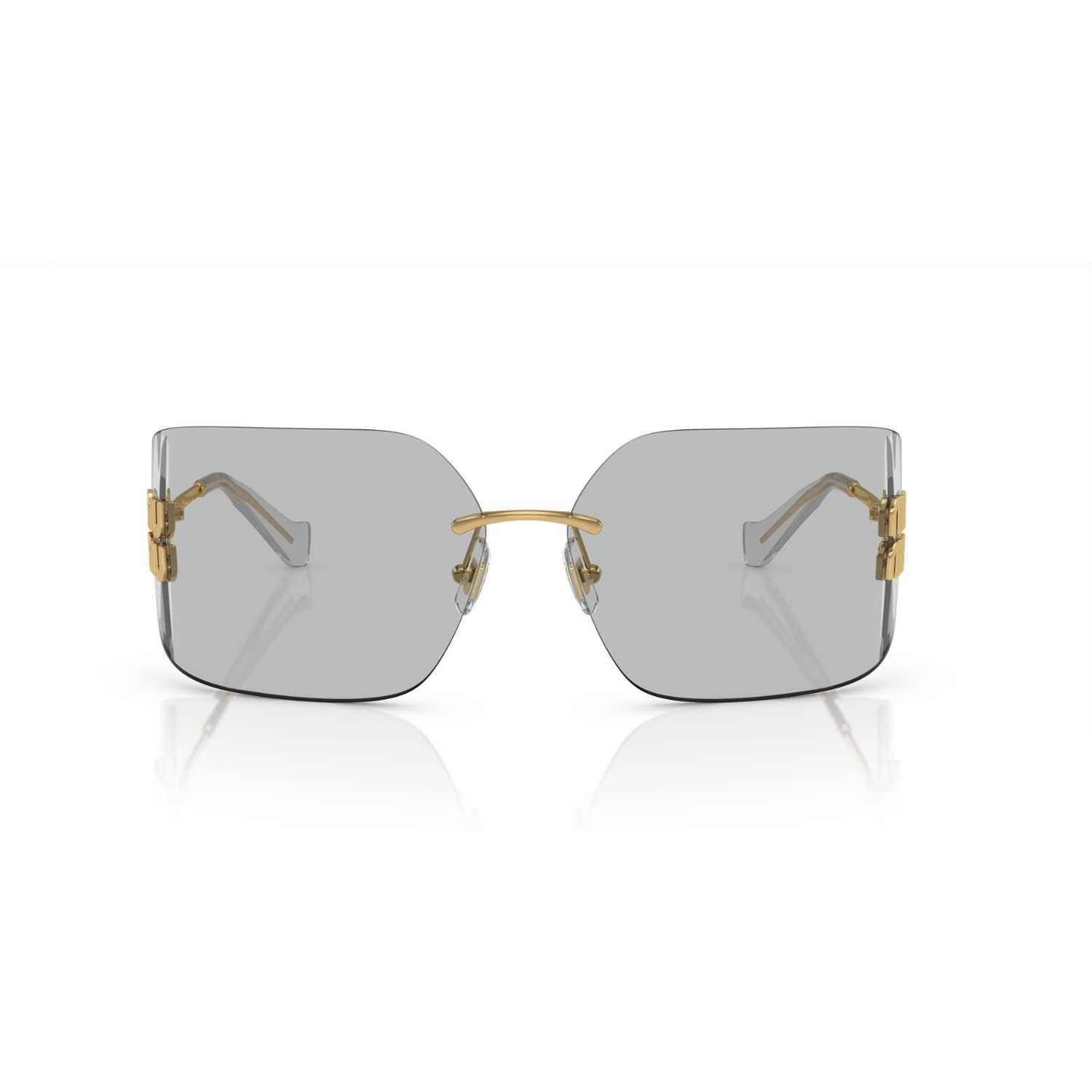 Miu Miu 54YS 5AK30B 80 Kadın Yastık Gold Metal Güneş Gözlüğü