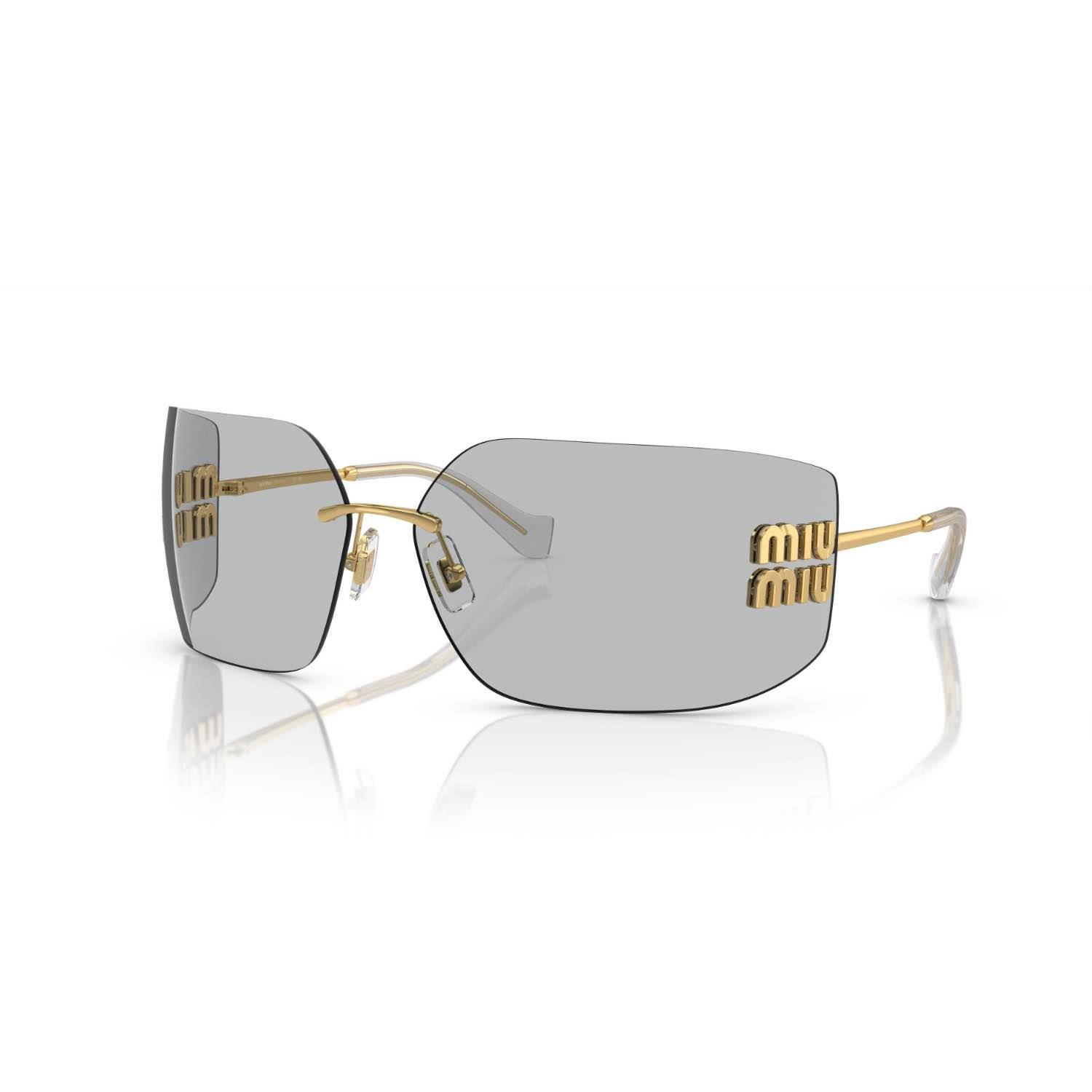 Miu Miu 54YS 5AK30B 80 Kadın Yastık Gold Metal Güneş Gözlüğü