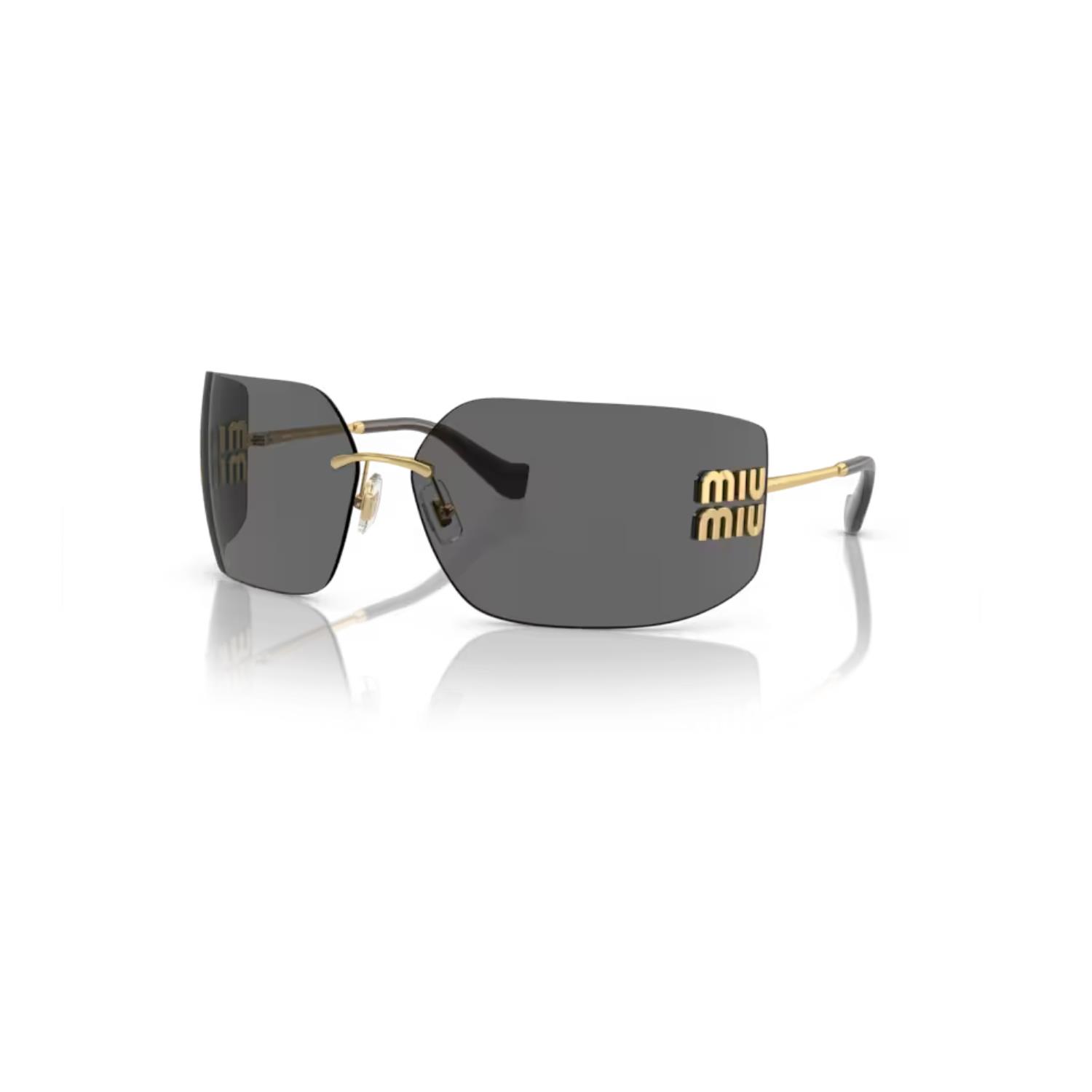 Miu Miu 54YS 5AK5S0 80 Kadın Yastık Gold Metal Güneş Gözlüğü