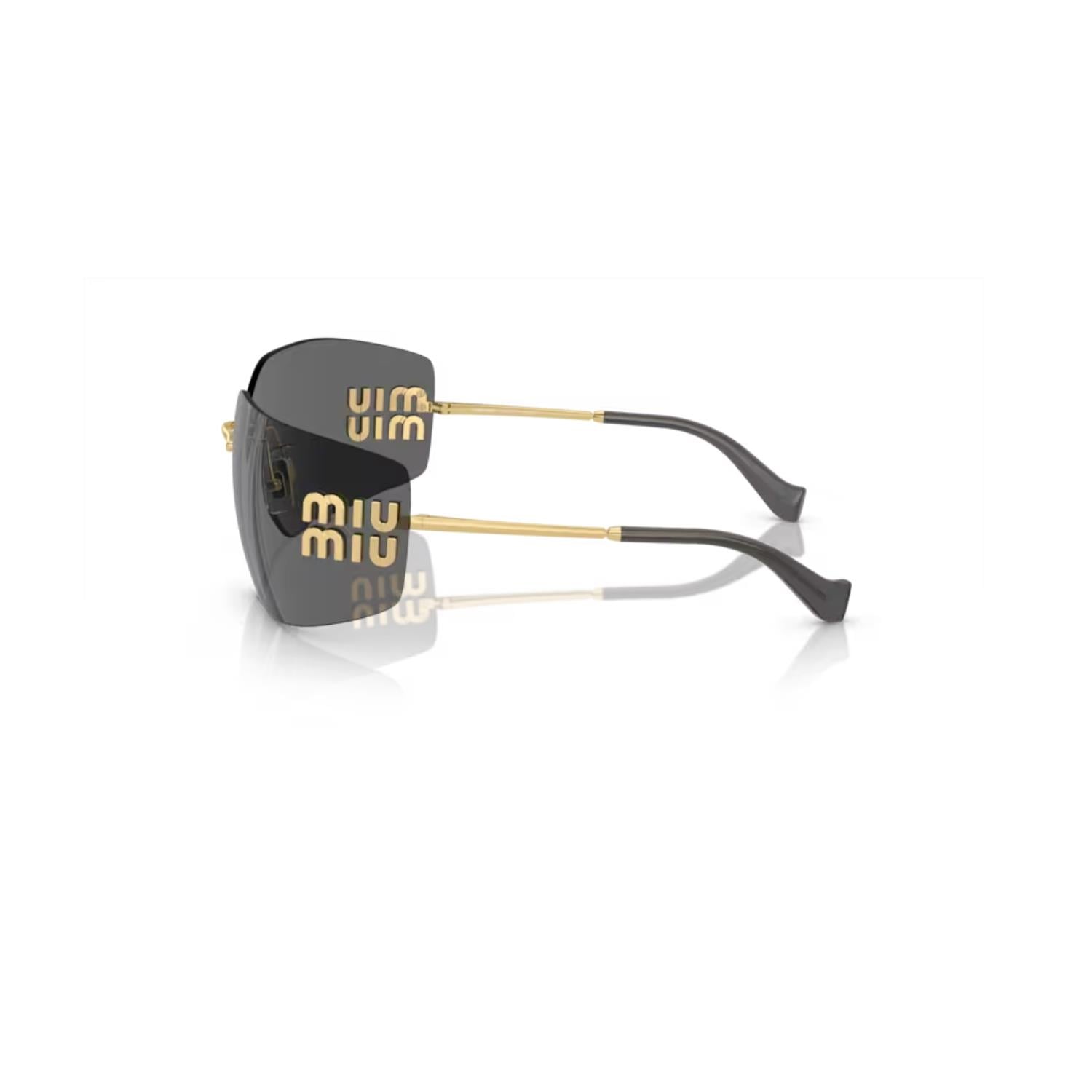 Miu Miu 54YS 5AK5S0 80 Kadın Yastık Gold Metal Güneş Gözlüğü