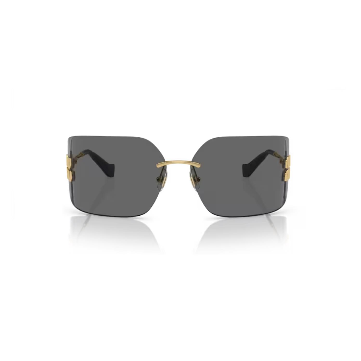 Miu Miu 54YS 5AK5S0 80 Kadın Yastık Gold Metal Güneş Gözlüğü