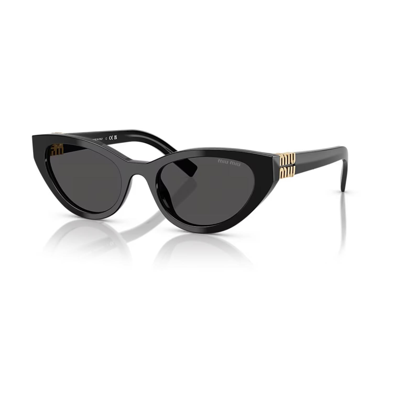 MIU MIU A04S 16K08Z 54 Kadın Cat Eye Siyah Kemik Güneş Gözlüğü
