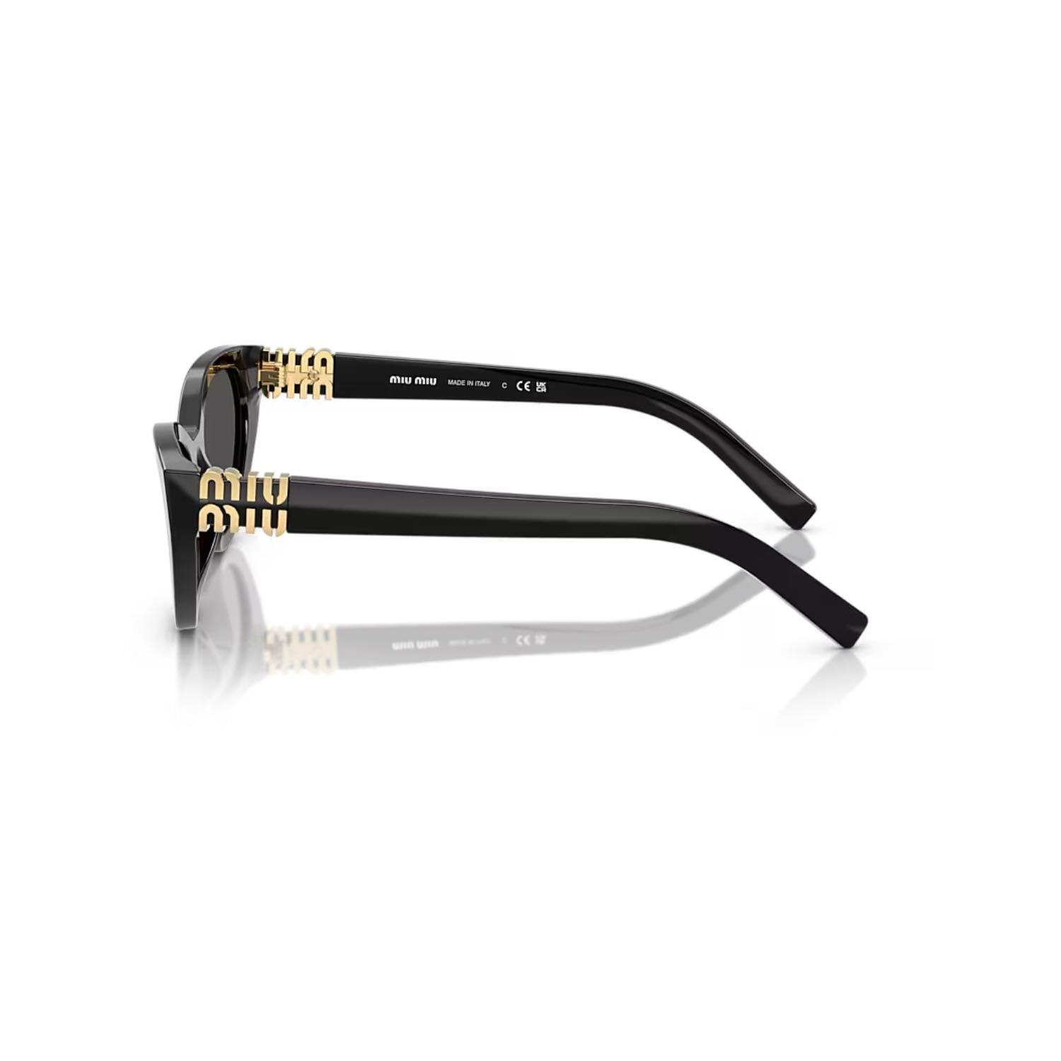 MIU MIU A04S 16K08Z 54 Kadın Cat Eye Siyah Kemik Güneş Gözlüğü