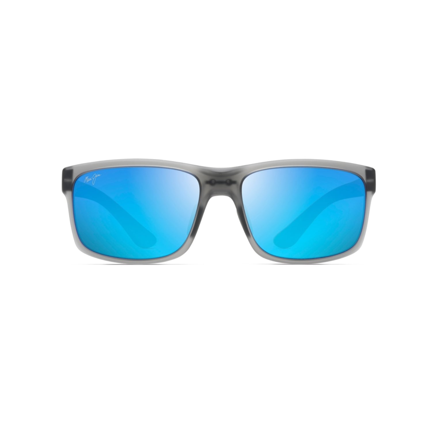 Maui Jim MJ 0439S 00211M 58 Erkek Polarize Geometrik Gri Kemik Güneş Gözlüğü
