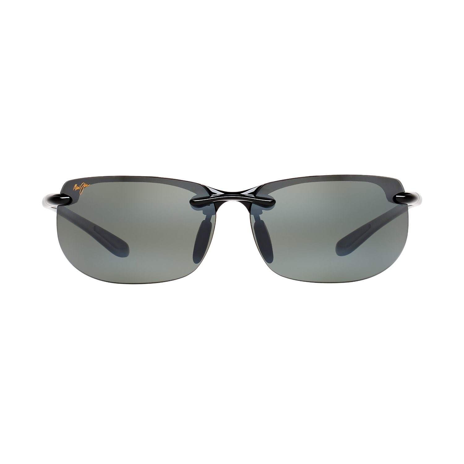 Maui Jim MJ 0412S 00102 70 Erkek Polarize Yastık Siyah Kemik Güneş Gözlüğü
