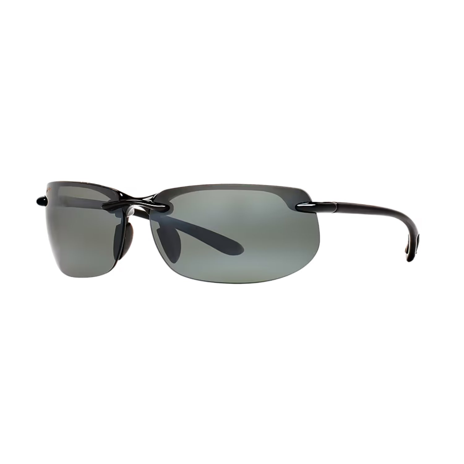Maui Jim MJ 0412S 00102 70 Erkek Polarize Yastık Siyah Kemik Güneş Gözlüğü