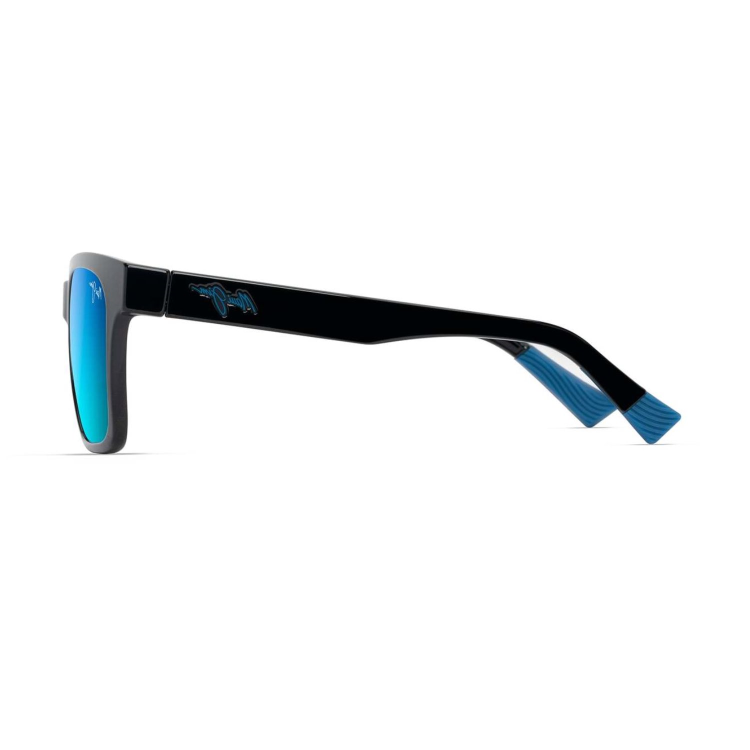 Maui Jim MJ 0631S 00102 56 Erkek Polarize Kare Aynalı Siyah Kemik Güneş Gözlüğü