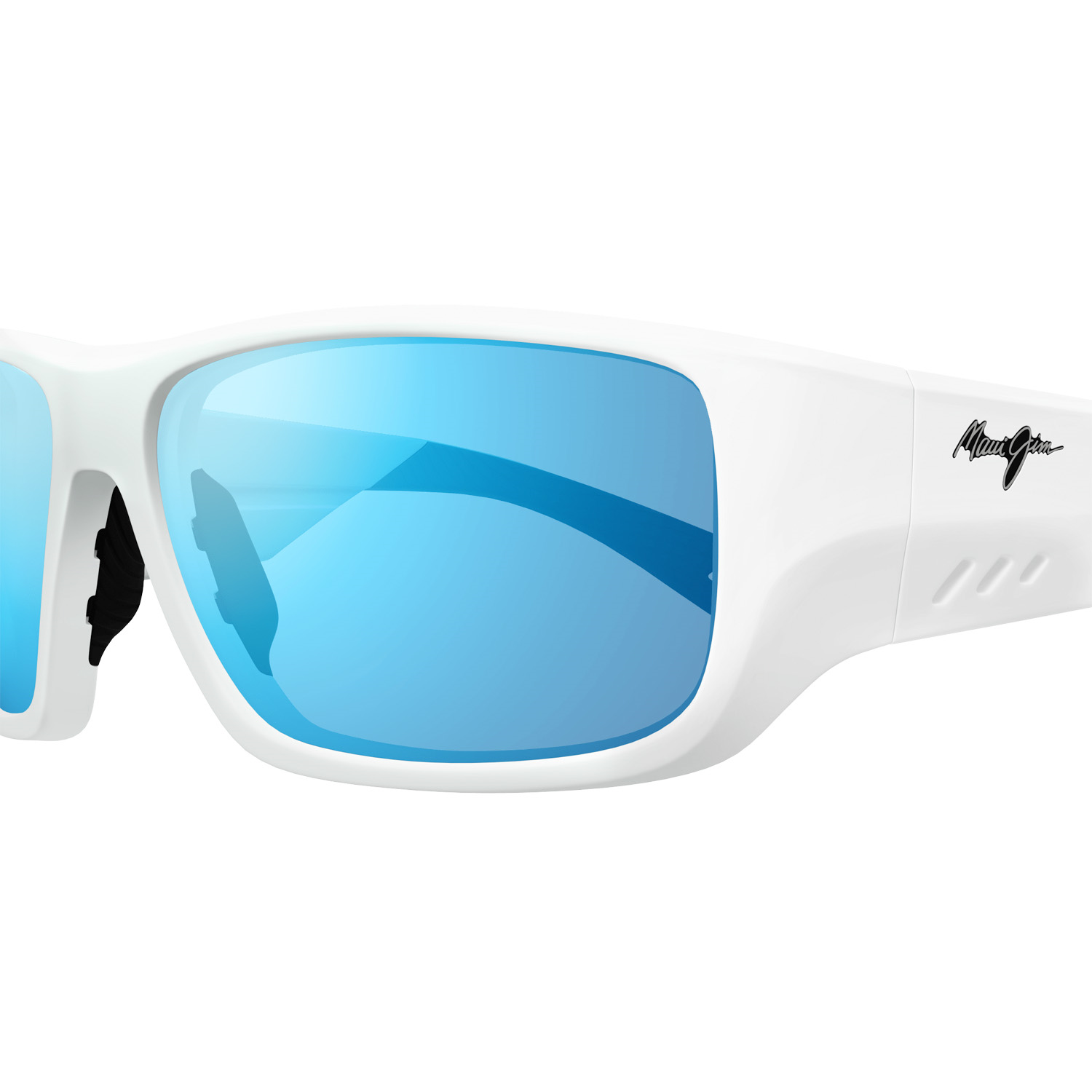 Maui Jim MJ 0664SA 00205 62 Erkek Polarize Aynalı Yastık Beyaz Kemik Güneş Gözlüğü