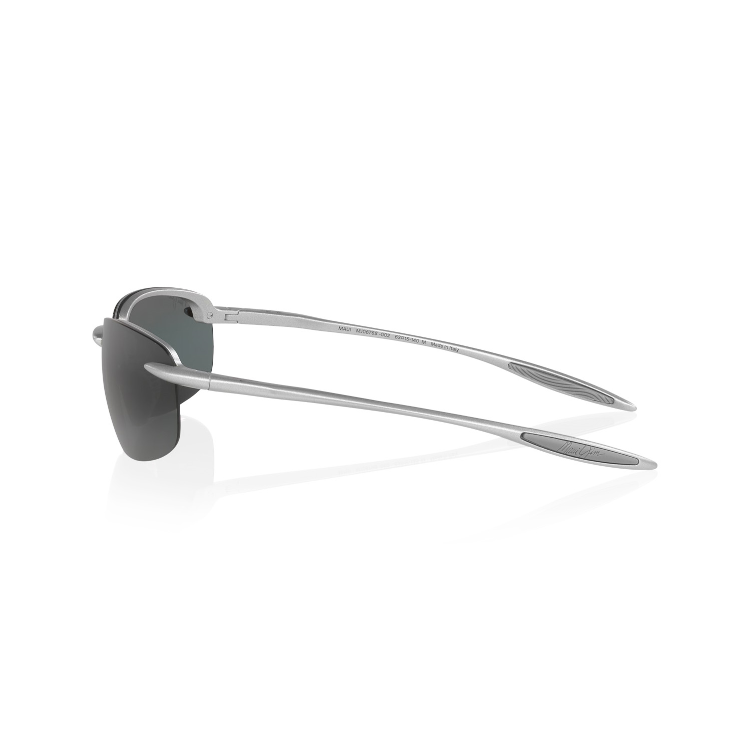 Maui Jim MJ 0676S 00217 63 Erkek Polarize Yastık Aynalı Gri Kemik Güneş Gözlüğü