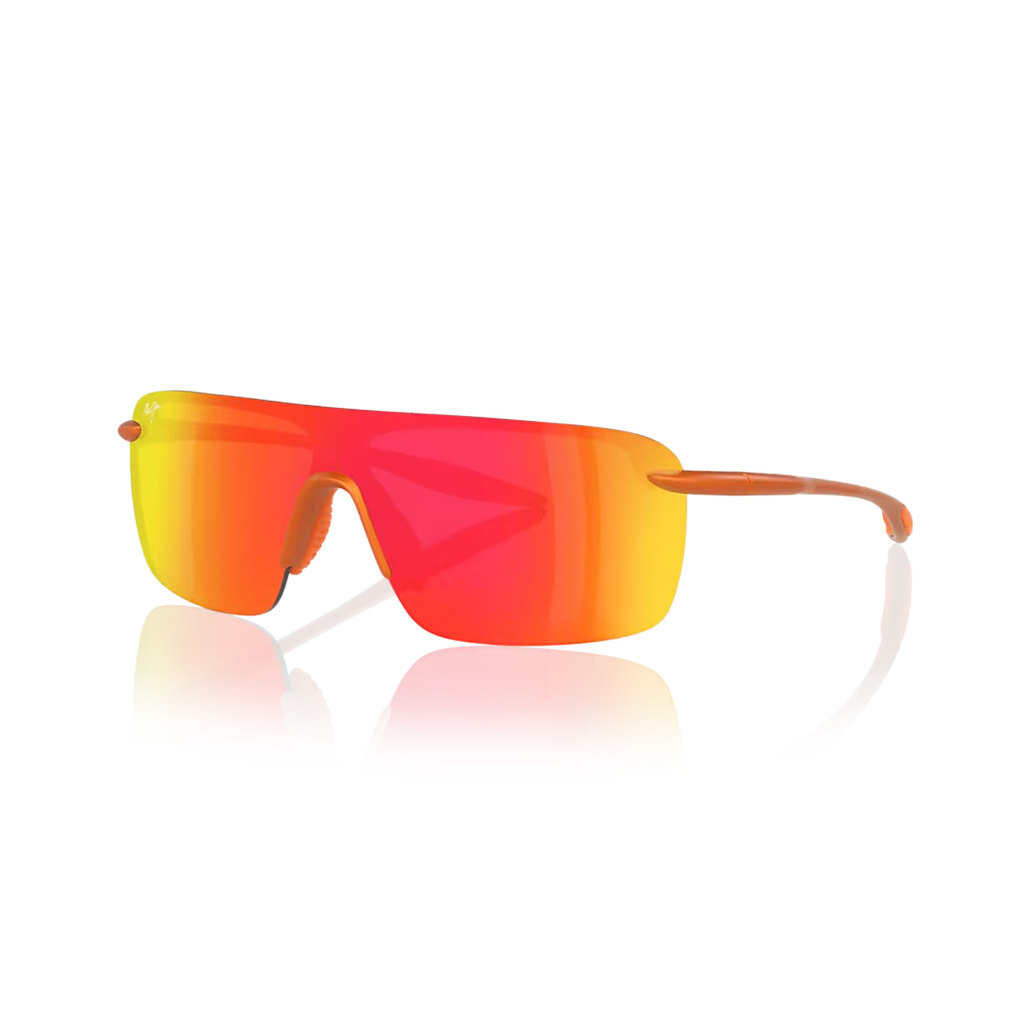 Maui Jim MJ 0680S 00429 99 Unisex Polarize Geometrik Aynalı Outdoor Turuncu Kemik Güneş Gözlüğü