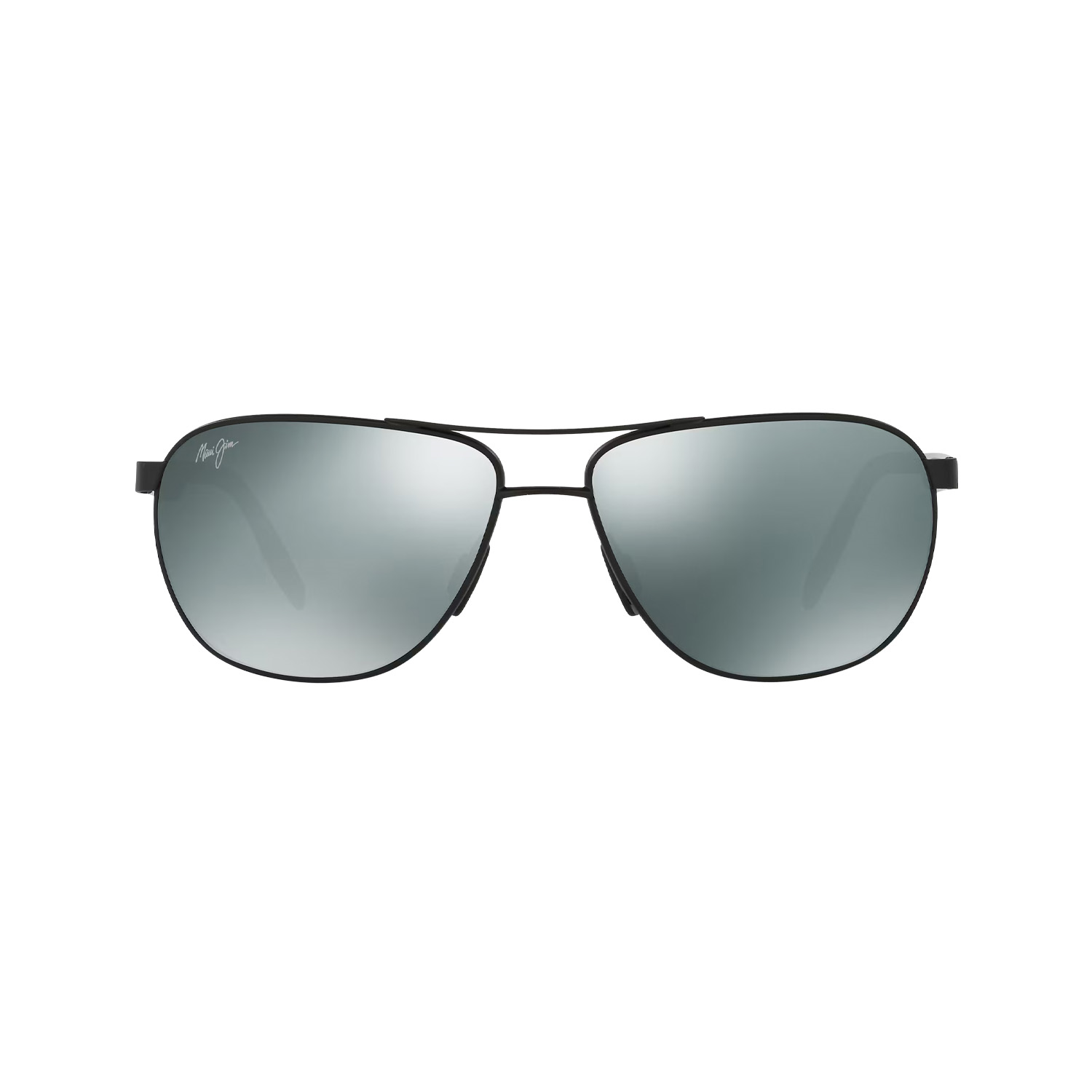Maui Jim MJ 0728S 0012M 61 Erkek Polarize Geometrik Aynalı Siyah Metal Güneş Gözlüğü