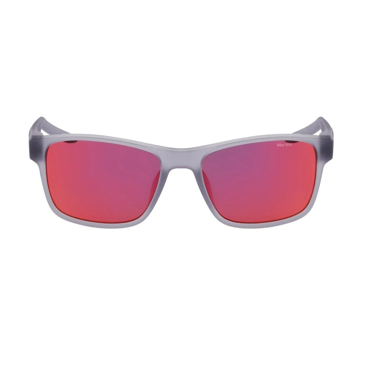 NIKE Livefree Classic EV24011 012 53 Unisex Dikdörtgen Gri Aynalı Kemik Güneş Gözlüğü