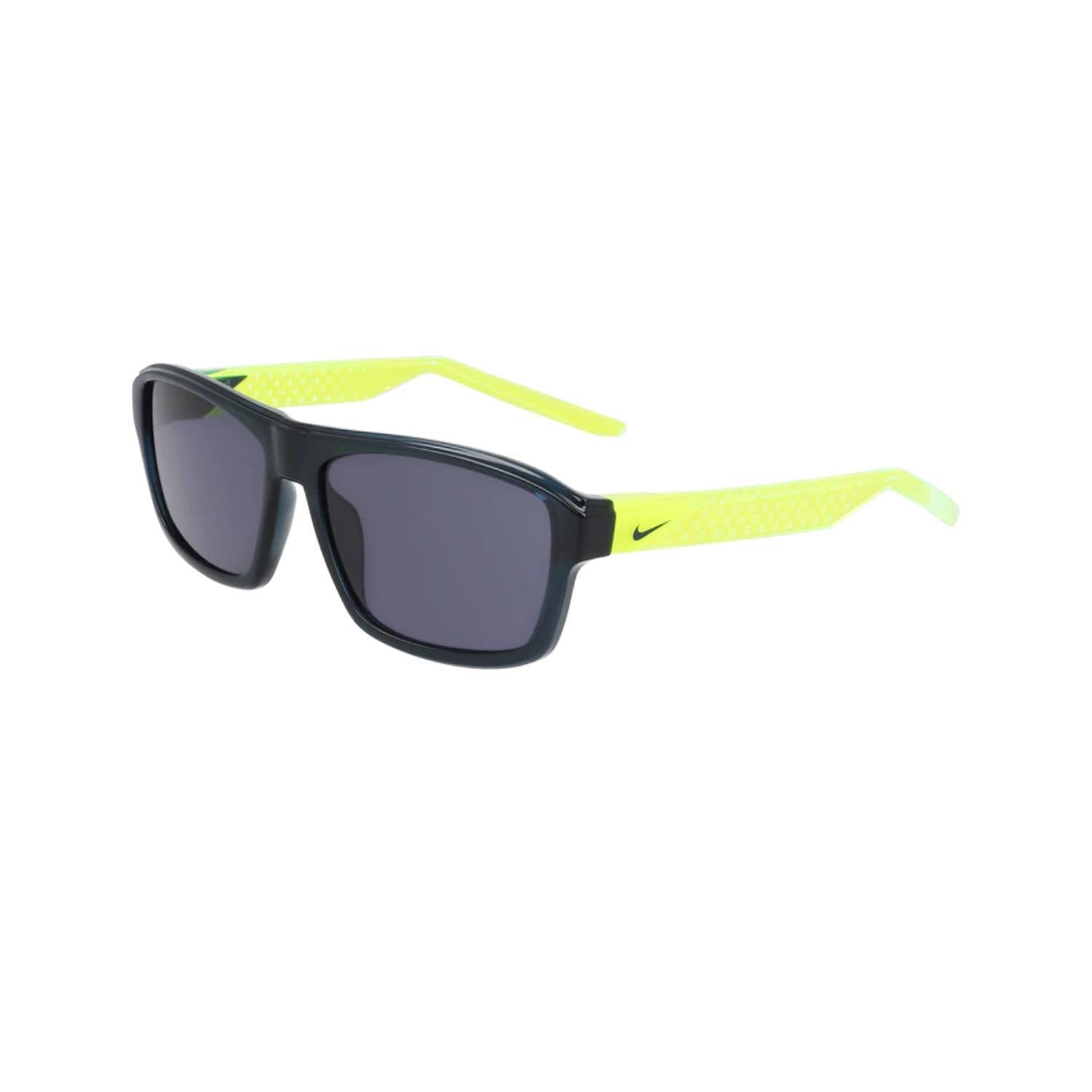 NIKE LIVEFREE TEMPO EV 24044 414 56 Unisex Dikdörtgen Siyah Kemik Güneş Gözlüğü