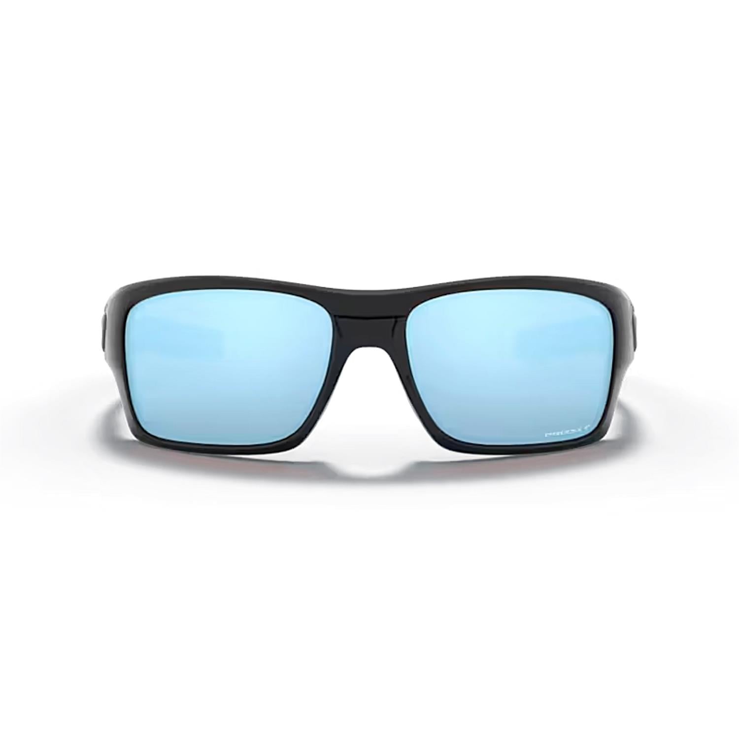 Oakley 9263 926314 63 Turbine Outdoor Polarize Aynalı Dikdörtgen Parlak Siyah Güneş Gözlüğü