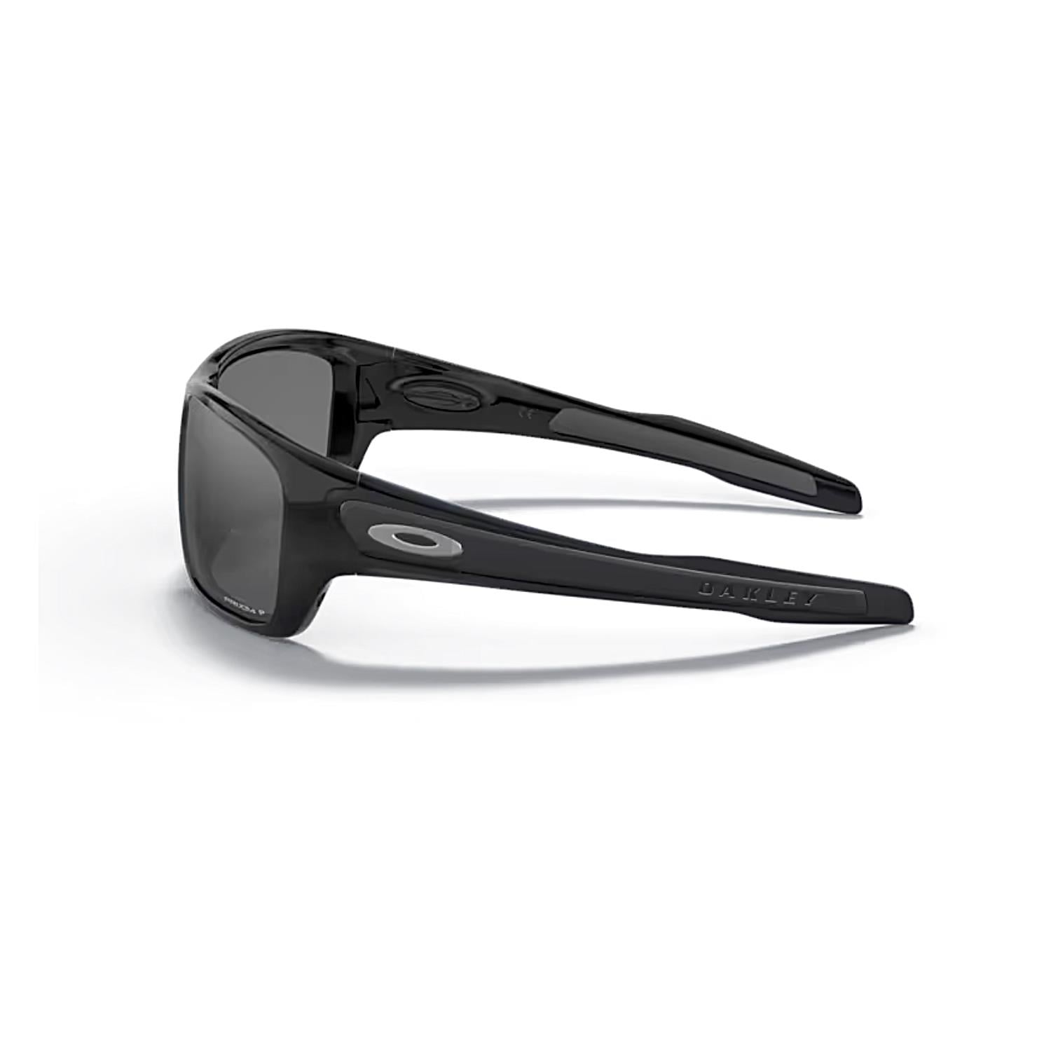 Oakley 9263 926341 65 Turbine Outdoor Polarize Aynalı Dikdörtgen Parlak Siyah Güneş Gözlüğü