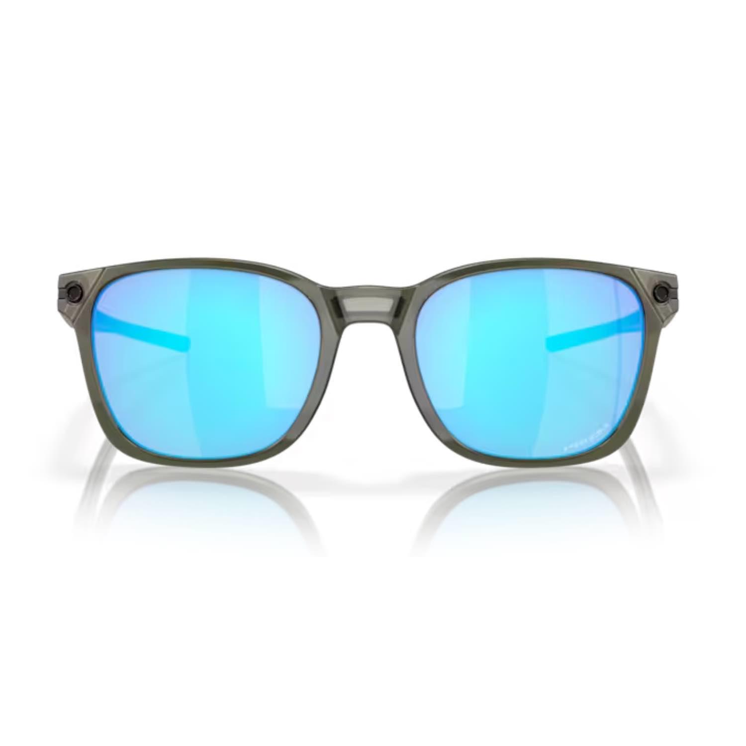 Oakley 0OO 9018 901819 55 Ojector Prizm Aynalı Dikdörtgen Yeşil Kemik Güneş Gözlüğü