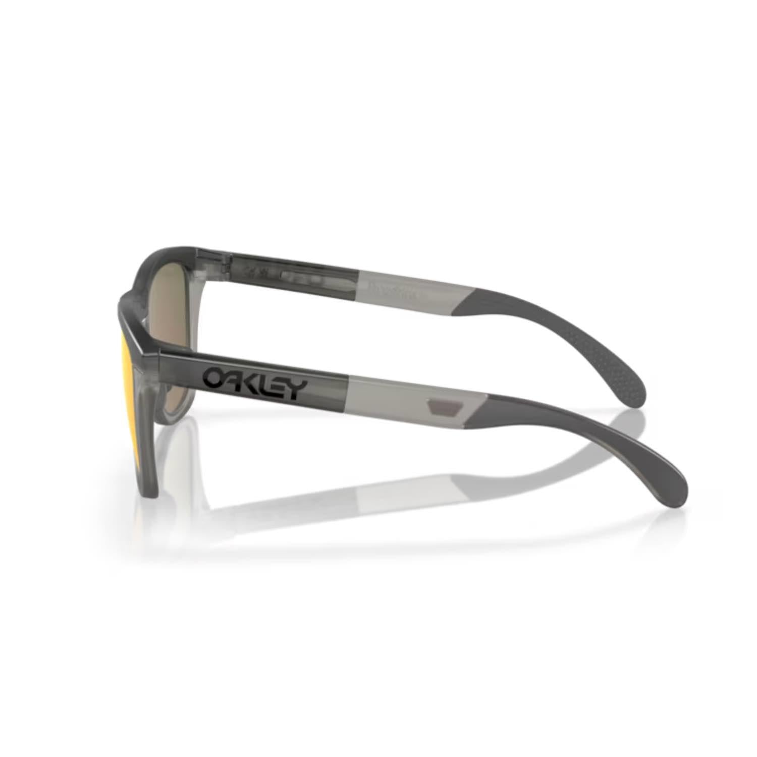 Oakley 0OO9284 928401 55 Frogskins range Erkek Yuvarlak Şeffaf Gri Kemik Güneş Gözlüğü