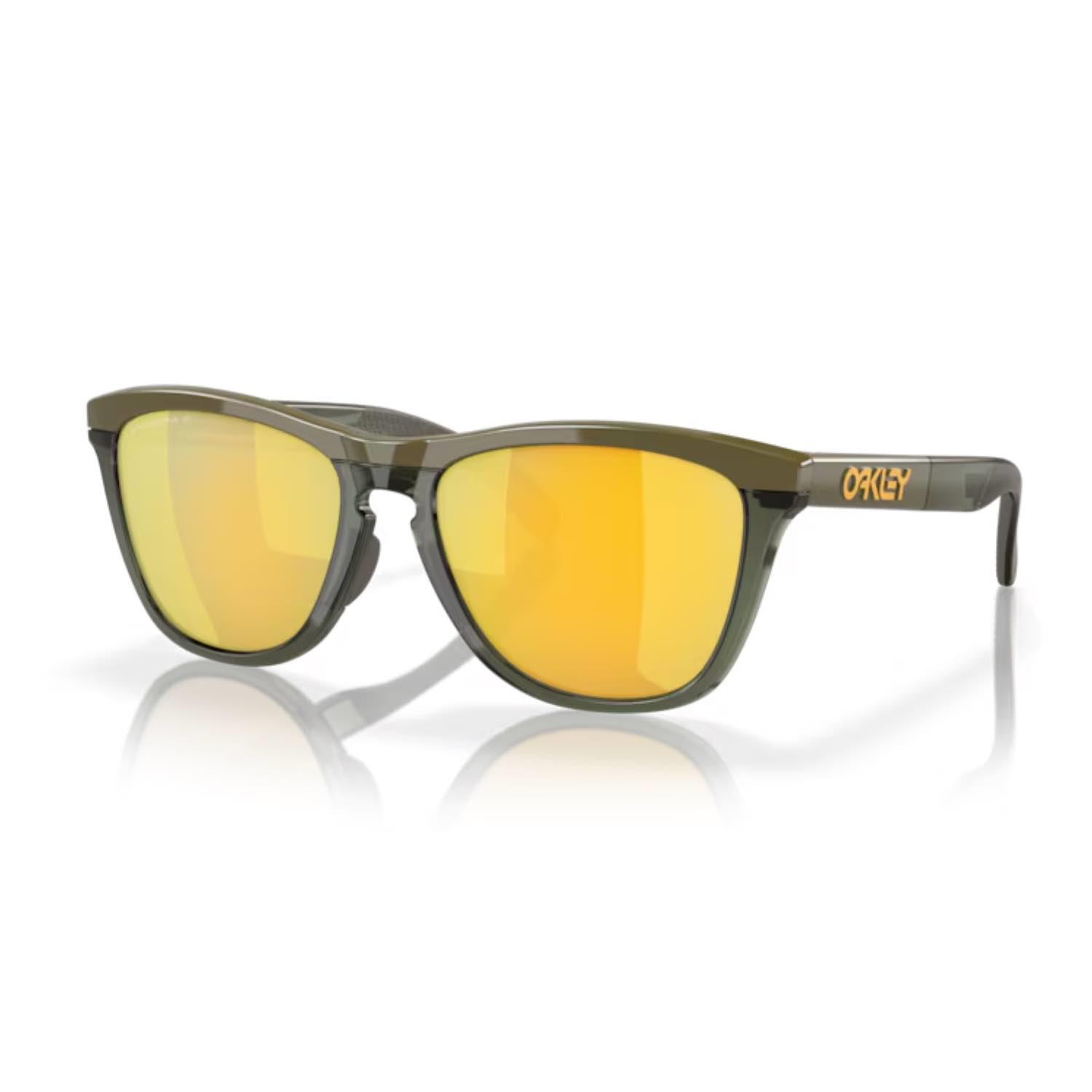 Oakley 0OO9284 928408 55 Frogskins Range Yuvarlak Yeşil Kemik Güneş Gözlüğü