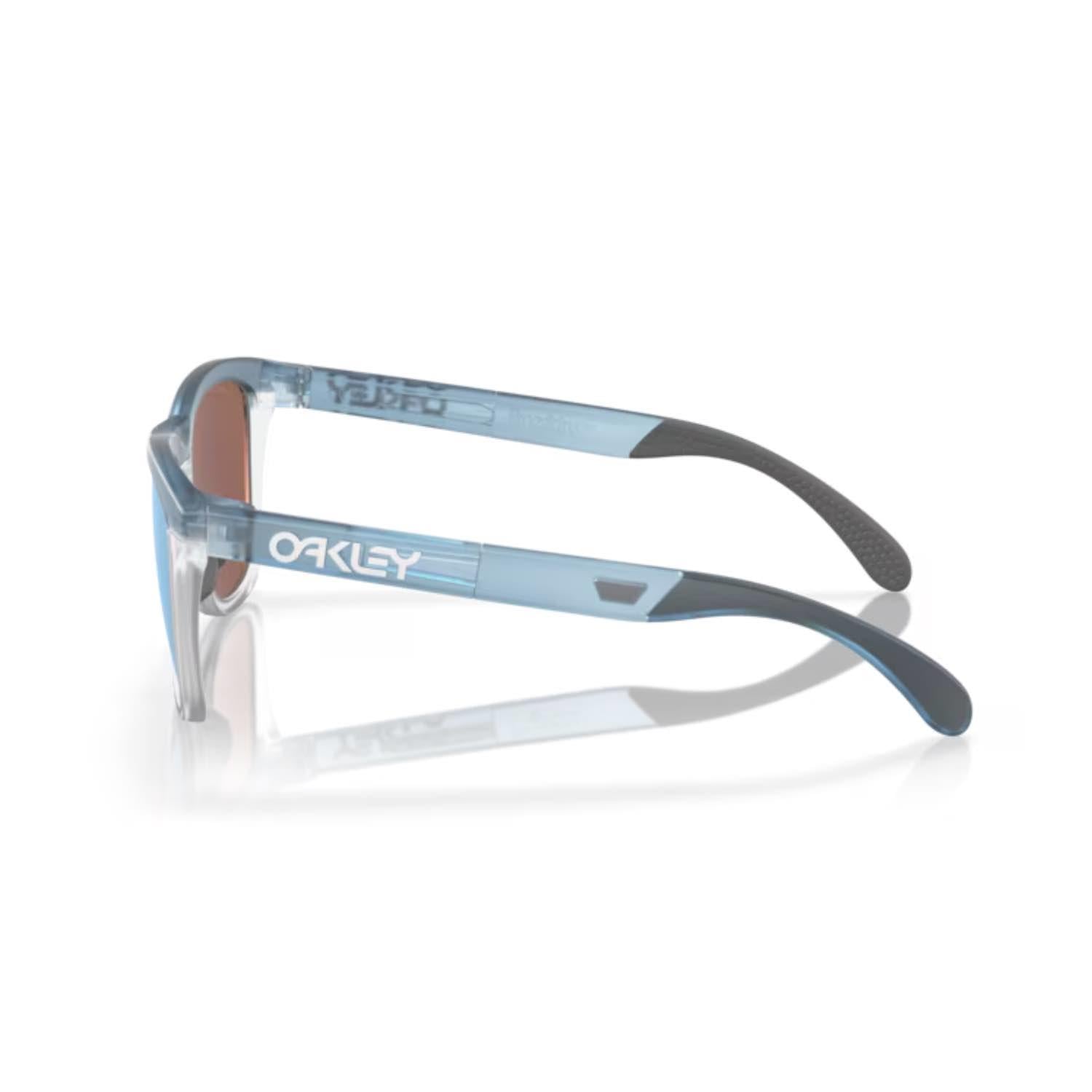 Oakley 0OO9284 928409 55 Frogskins Range Prizm Yuvarlak Şeffaf Mavi Kemik Güneş Gözlüğü