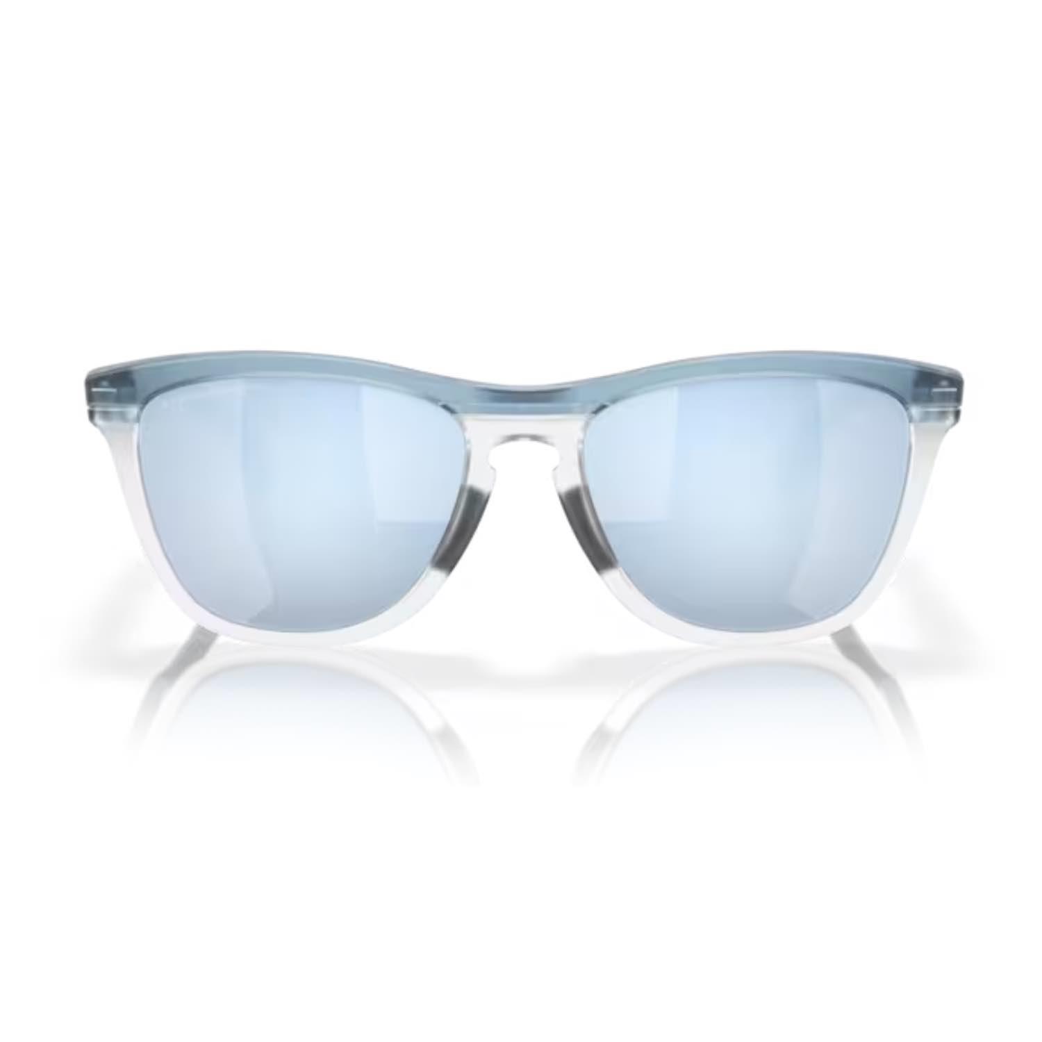 Oakley 0OO9284 928409 55 Frogskins Range Prizm Yuvarlak Şeffaf Mavi Kemik Güneş Gözlüğü