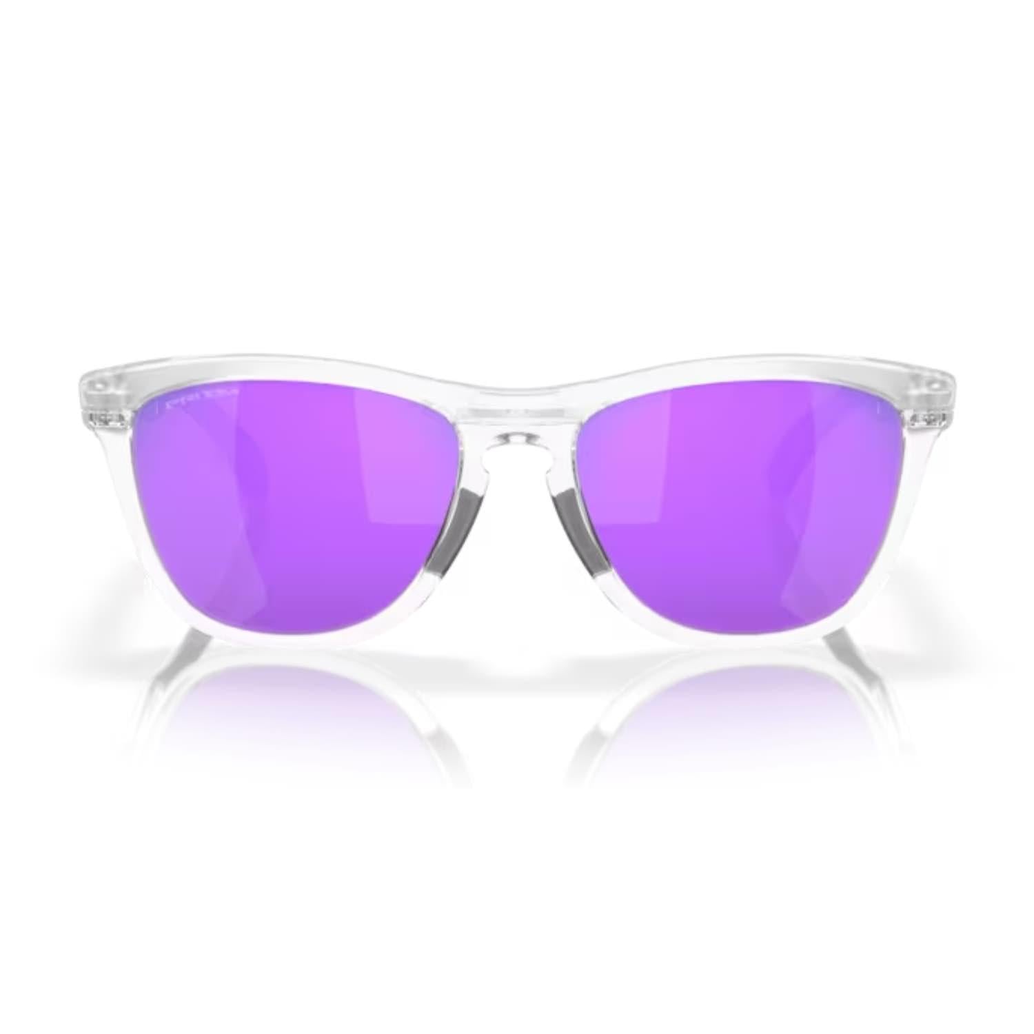 Oakley 0OO9284 928412 55 Frogskins Range Prizm Yuvarlak Şeffaf Kemik Güneş Gözlüğü