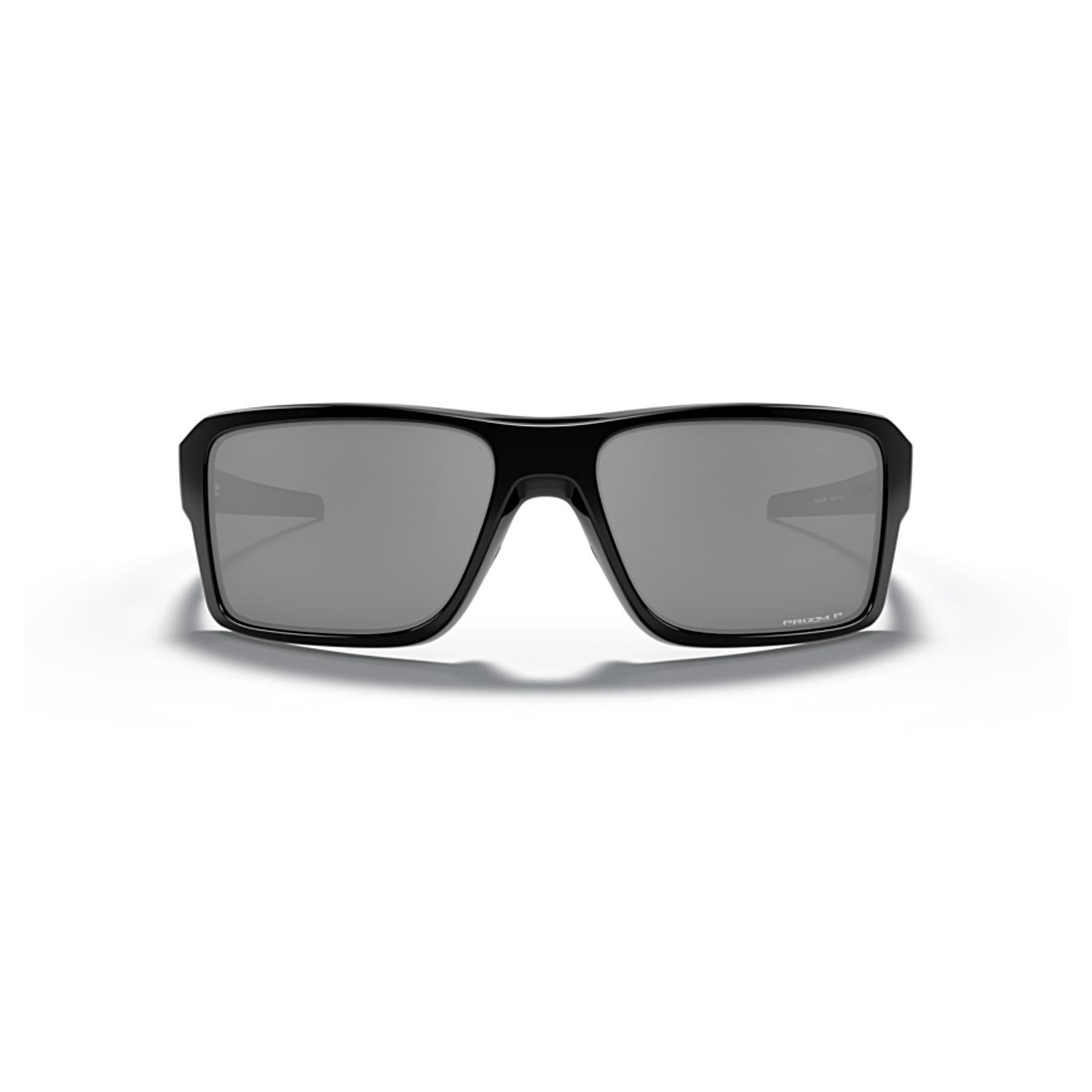 Oakley 9380 938008 66 Double Edge Outdoor Polarize Aynalı Erkek Dikdörtgen Parlak Siyah Güneş Gözlüğü 
