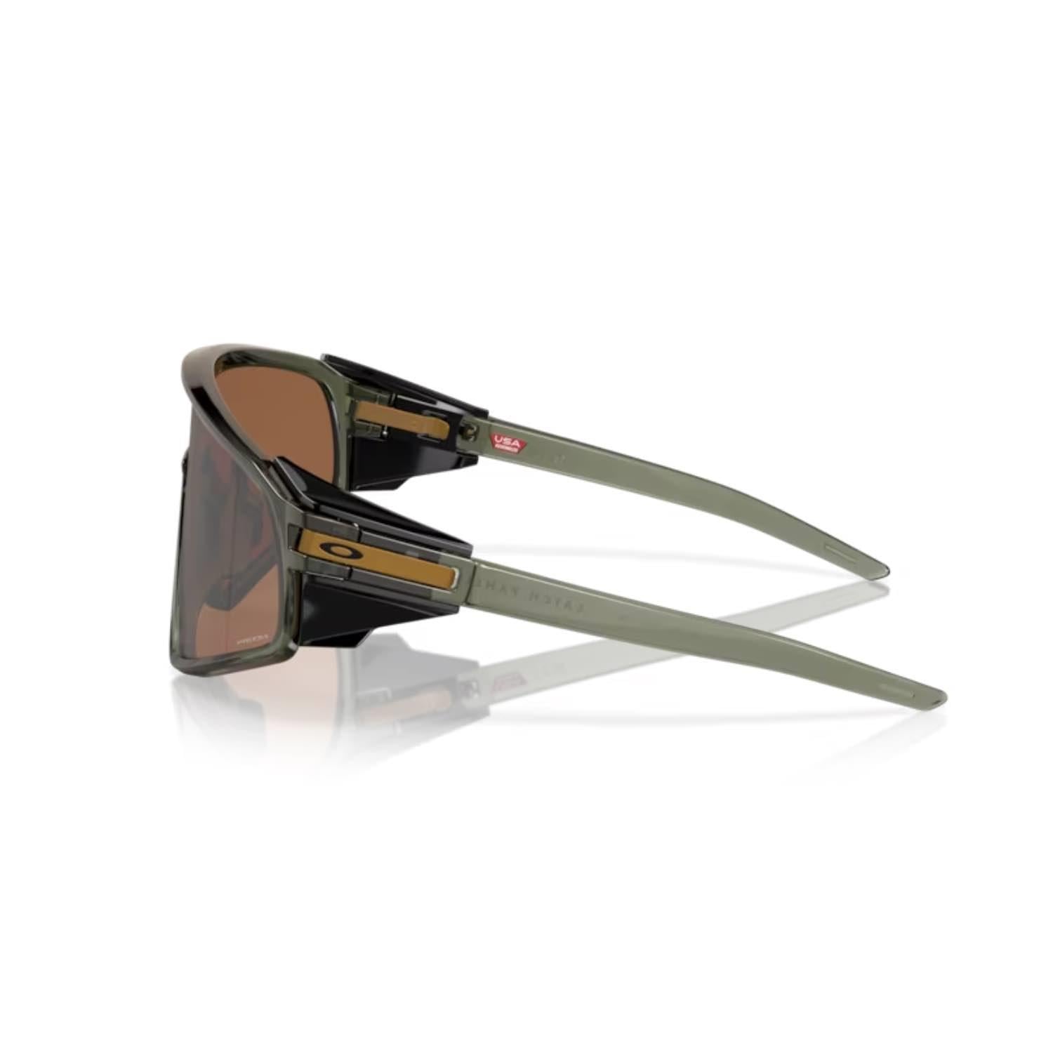 Oakley 0OO9404 940403 35 Latch panel Unisex Geometrik Yeşil Kemik Güneş Gözlüğü
