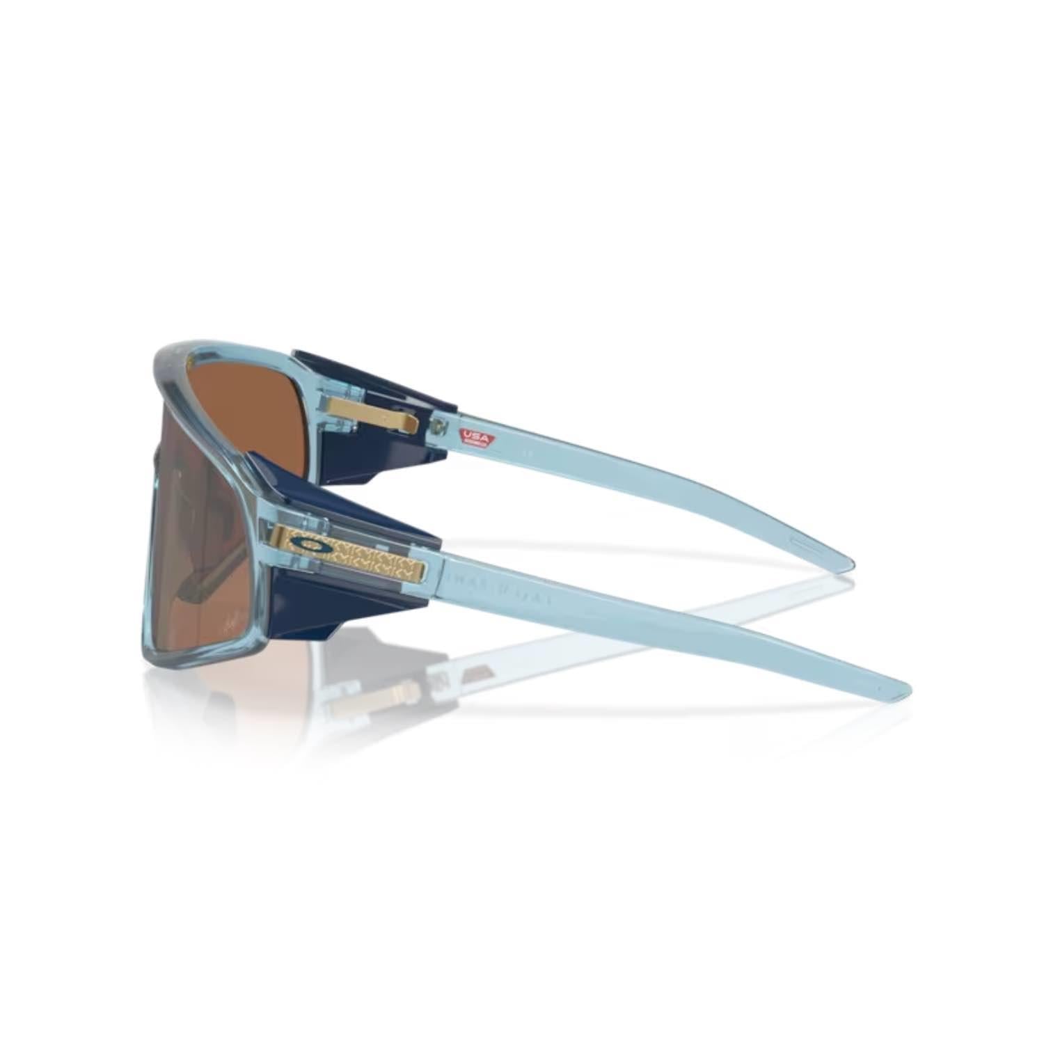 Oakley 0OO9404 940408 35 Latch Panel Prizm Geometrik Şeffaf Mavi Kemik Güneş Gözlüğü