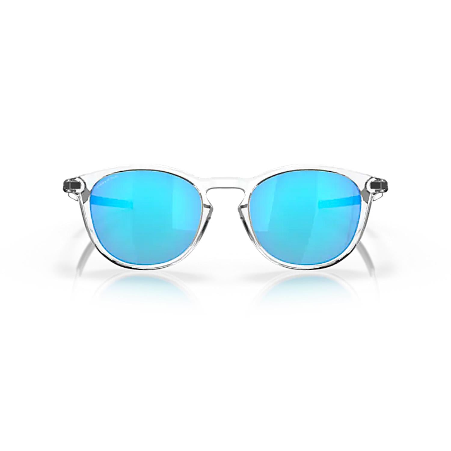 Oakley 9439 943904 50 Pitchman R Erkek Aynalı Yuvarlak Şeffaf Kemik Güneş Gözlüğü 