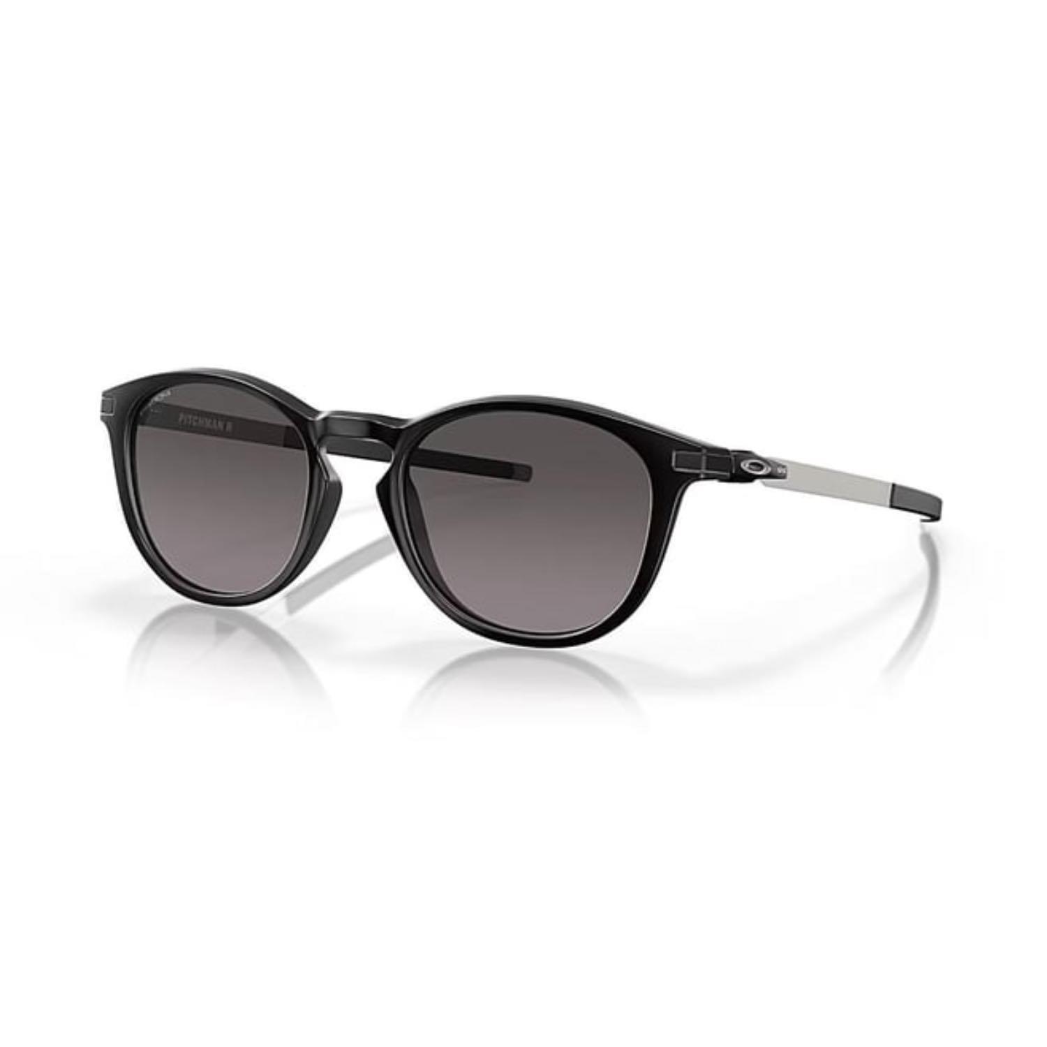 Oakley 9439 943914 50 Pitchman R Erkek Yuvarlak Siyah Kemik Güneş Gözlüğü 