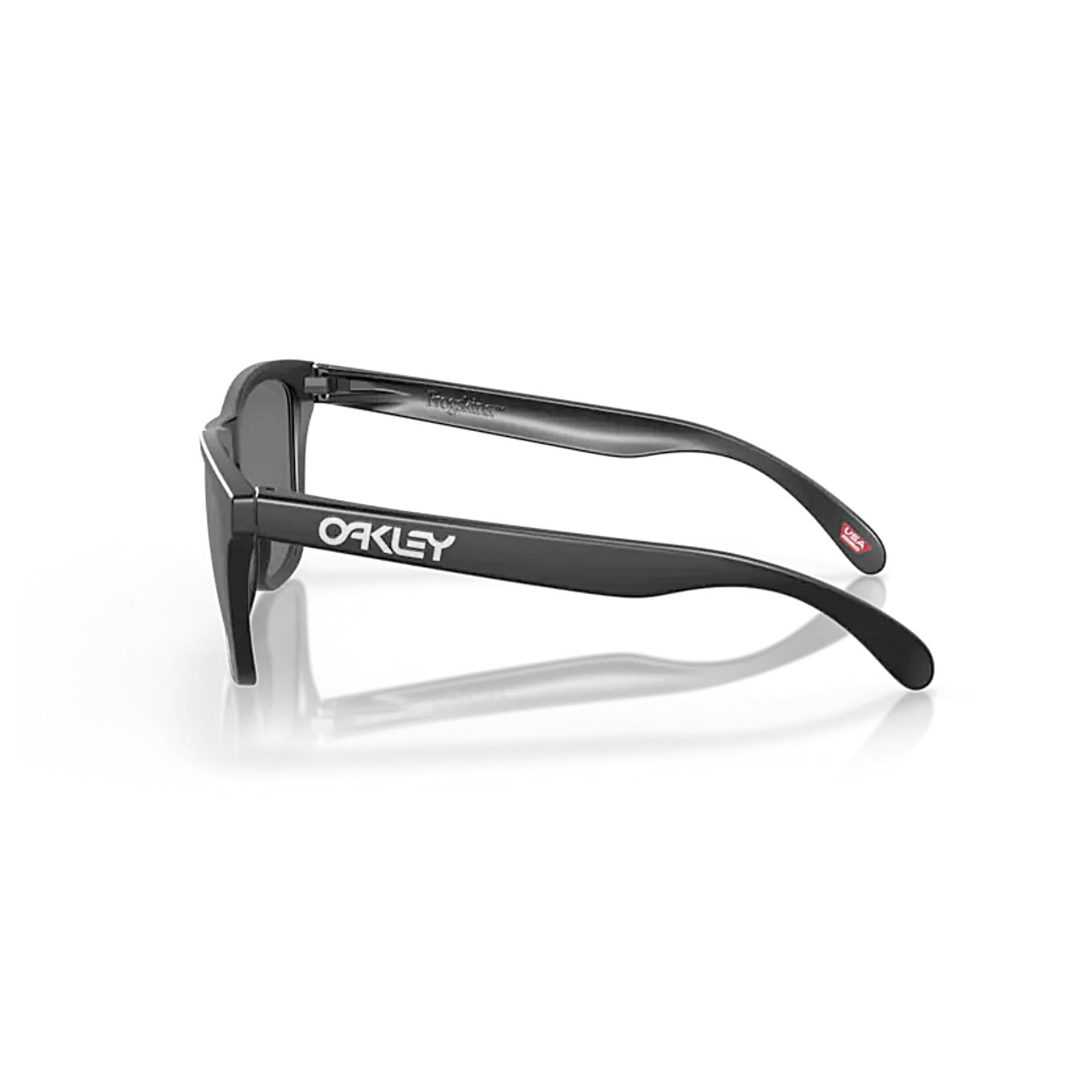 Oakley OAK 9013 9013F7 55 Frogskins Polarize Aynalı Kare Mat Siyah Güneş Gözlüğü