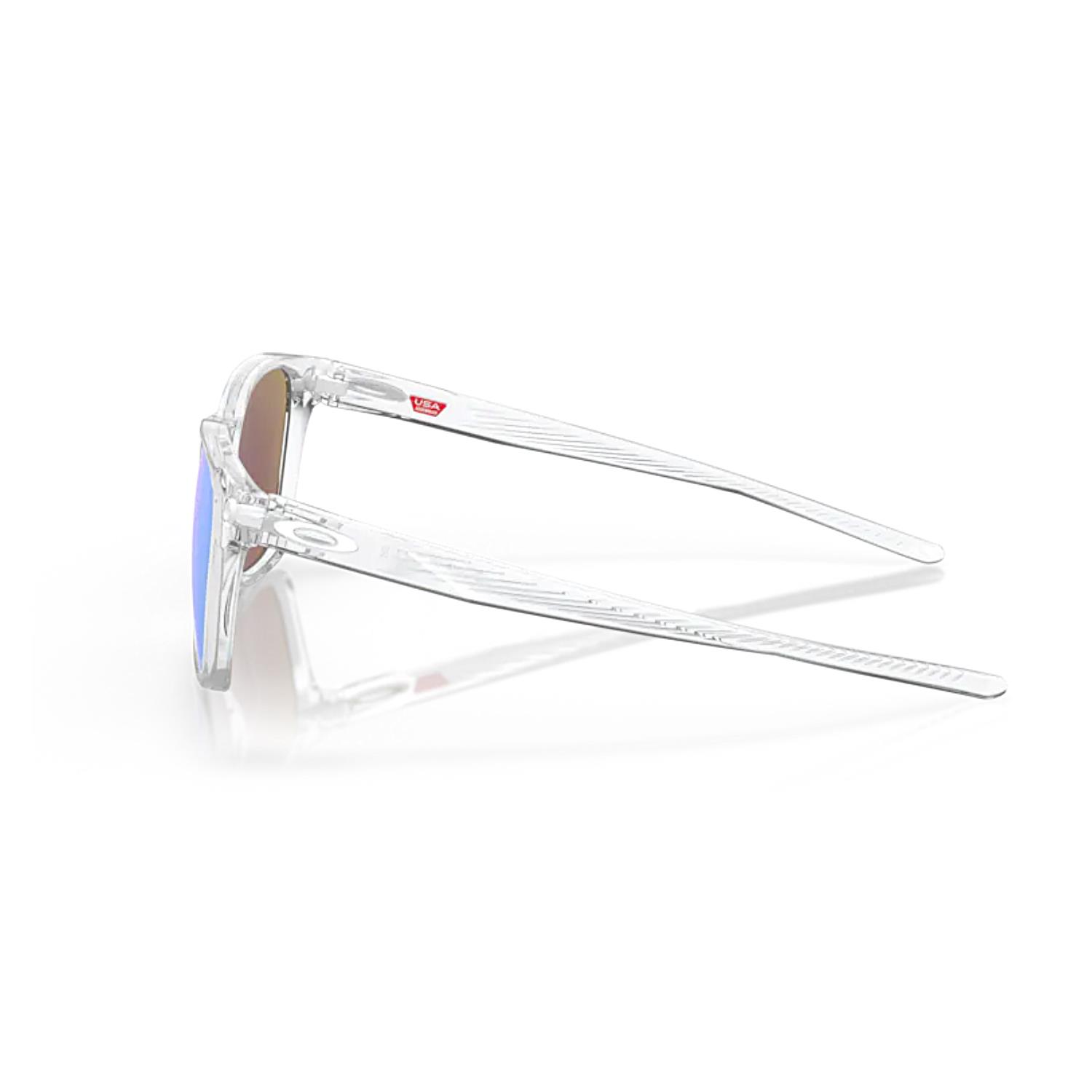 Oakley OAK 9018 901802 55 Ojector Aynalı Erkek Kare Şeffaf Kemik Güneş Gözlüğü  