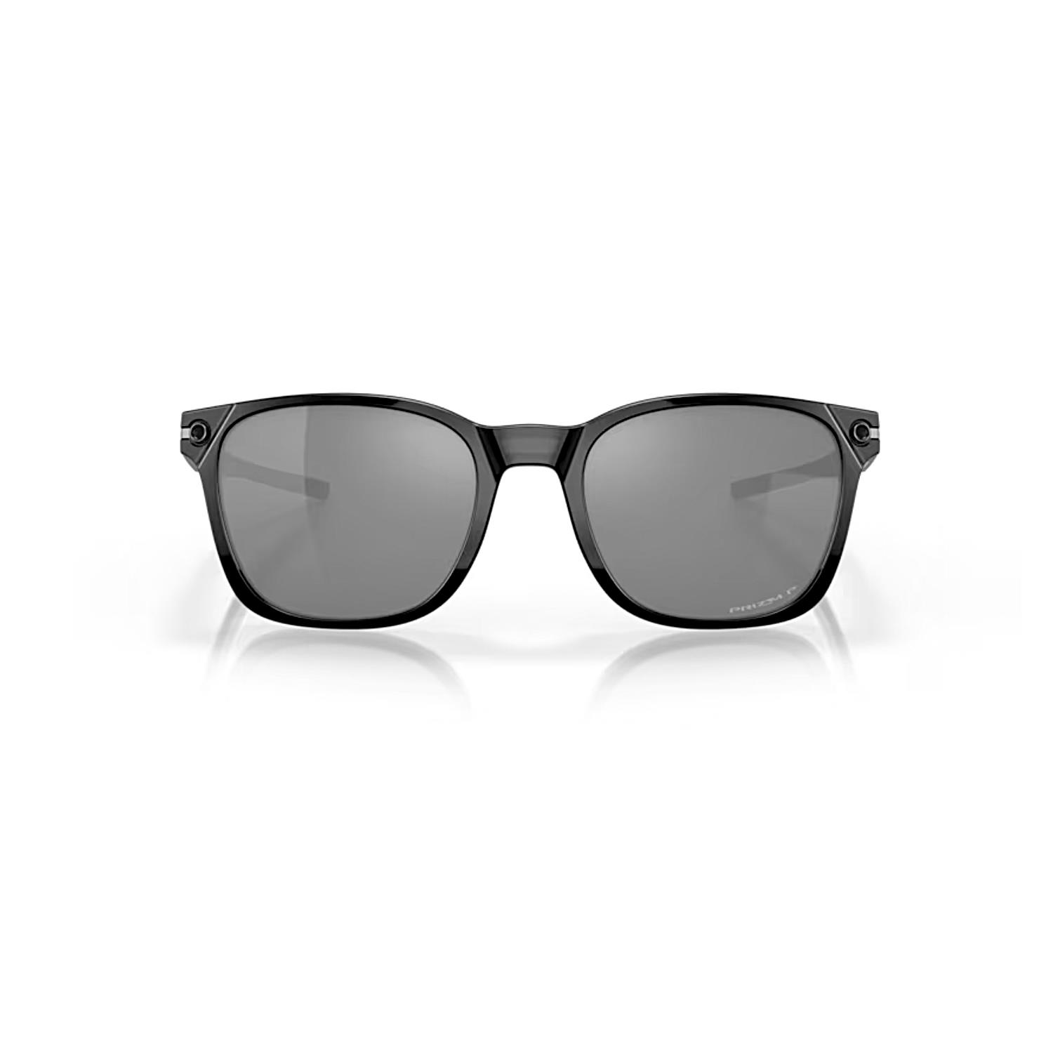 Oakley OAK 9018 901804 55 Ojector Aynalı Polarize Erkek Kare Siyah Kemik Güneş Gözlüğü  