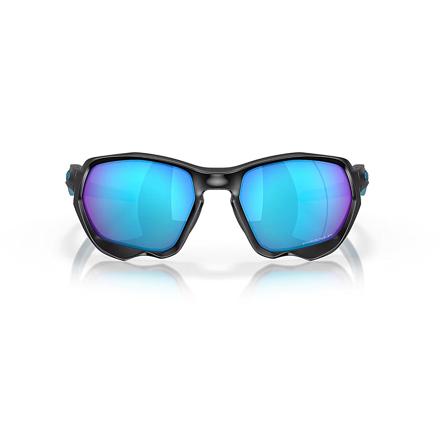 Oakley OAK 9019 901908 59 Plazma Outdoor Polarize Aynalı Geometrik Parlak Siyah Güneş Gözlüğü