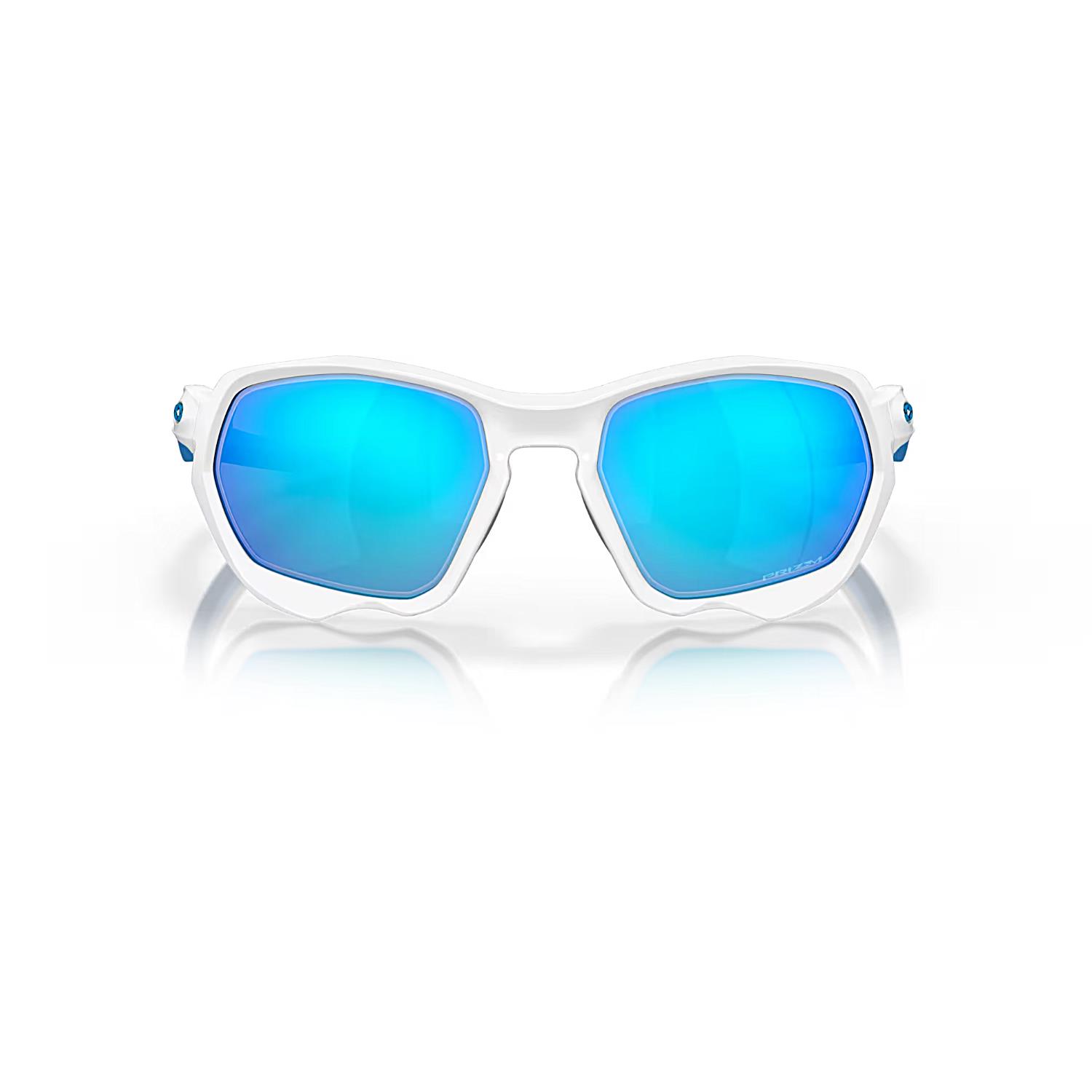 Oakley OAK 9019 901910 59 Plazma Outdoor Aynalı Geometrik Beyaz Güneş Gözlüğü
