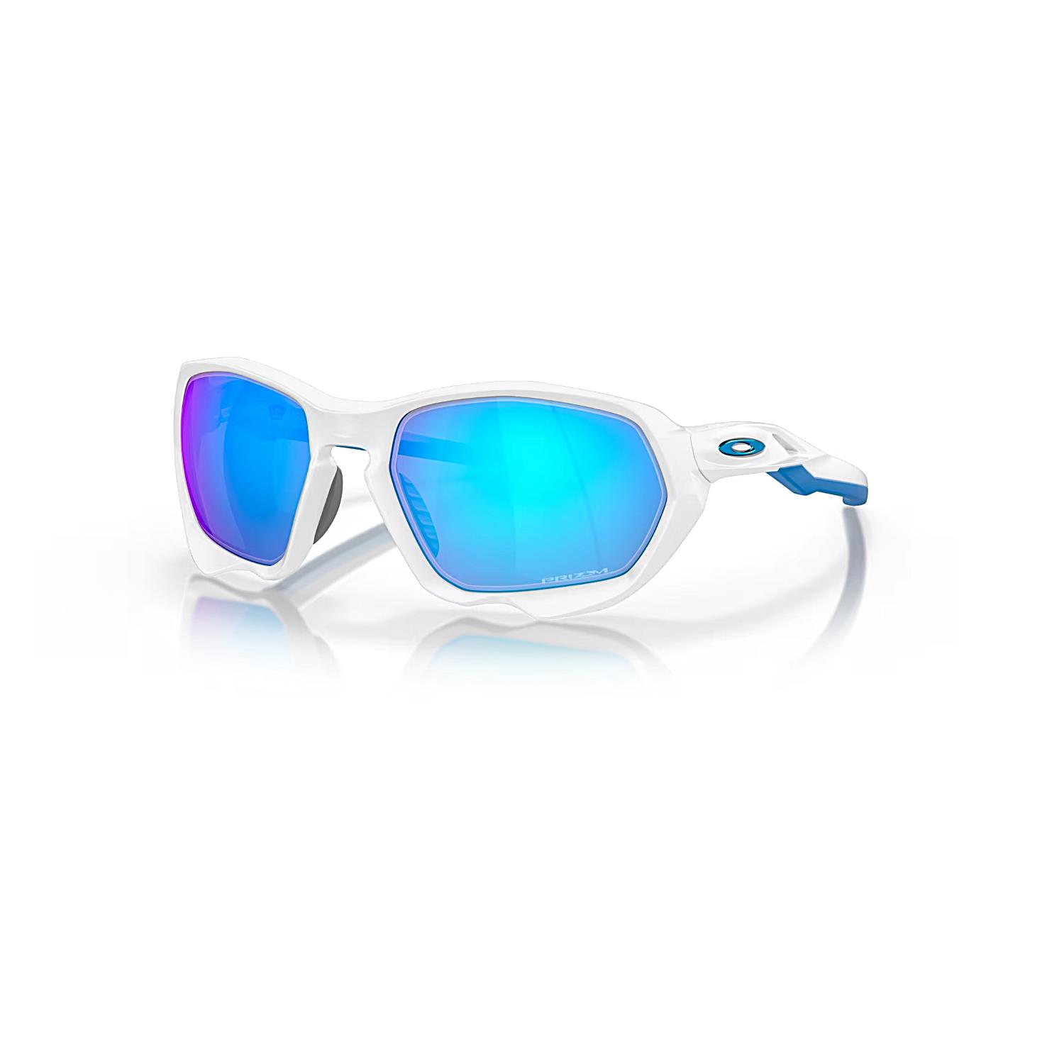 Oakley OAK 9019 901910 59 Plazma Outdoor Aynalı Geometrik Beyaz Güneş Gözlüğü