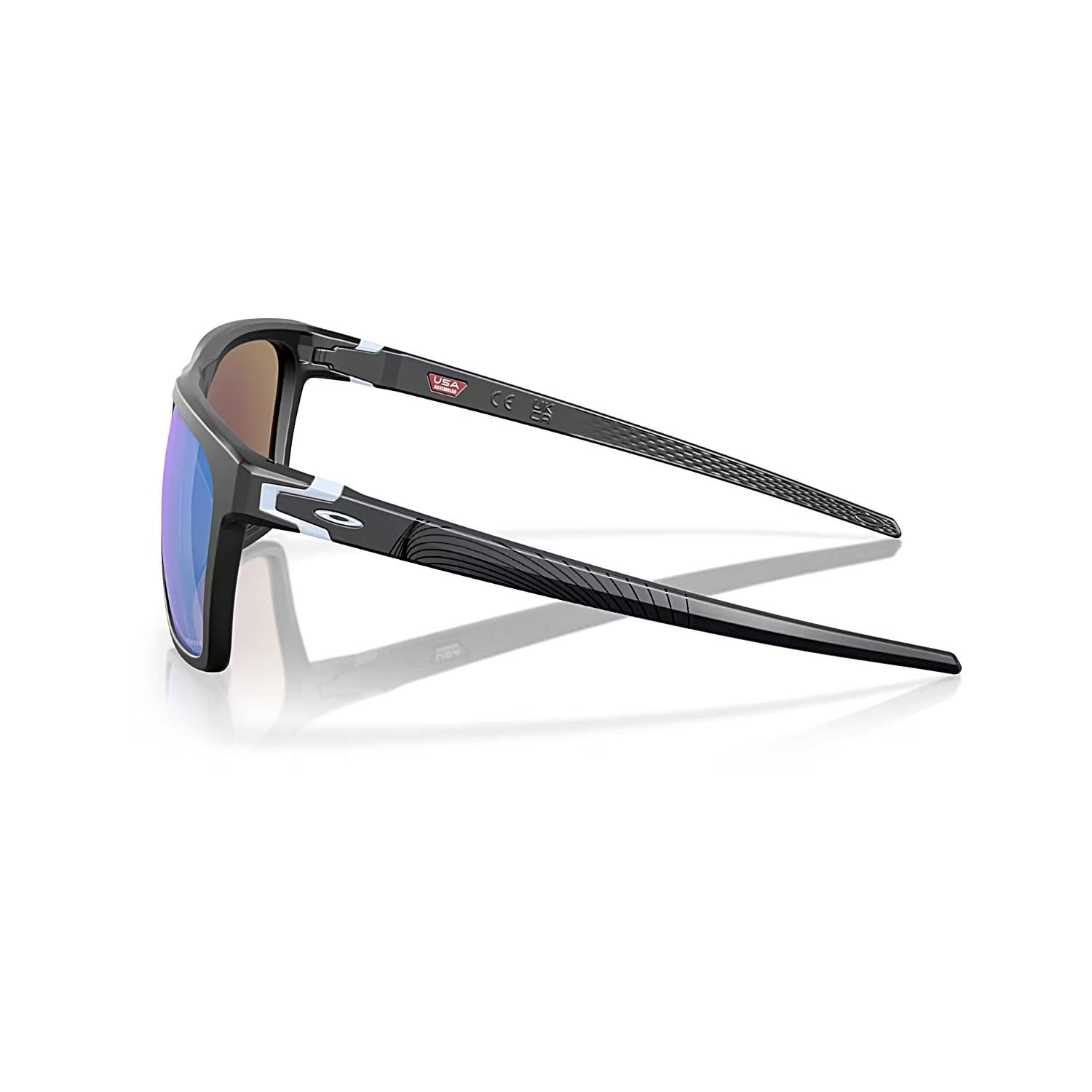 Oakley OAK 9100 910012 57 Leffingwell Erkek Aynalı Kare Mat Siyah Güneş Gözlüğü