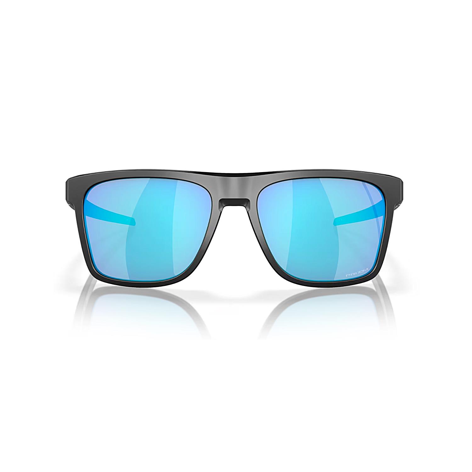 Oakley OAK 9100 910012 57 Leffingwell Erkek Aynalı Kare Mat Siyah Güneş Gözlüğü