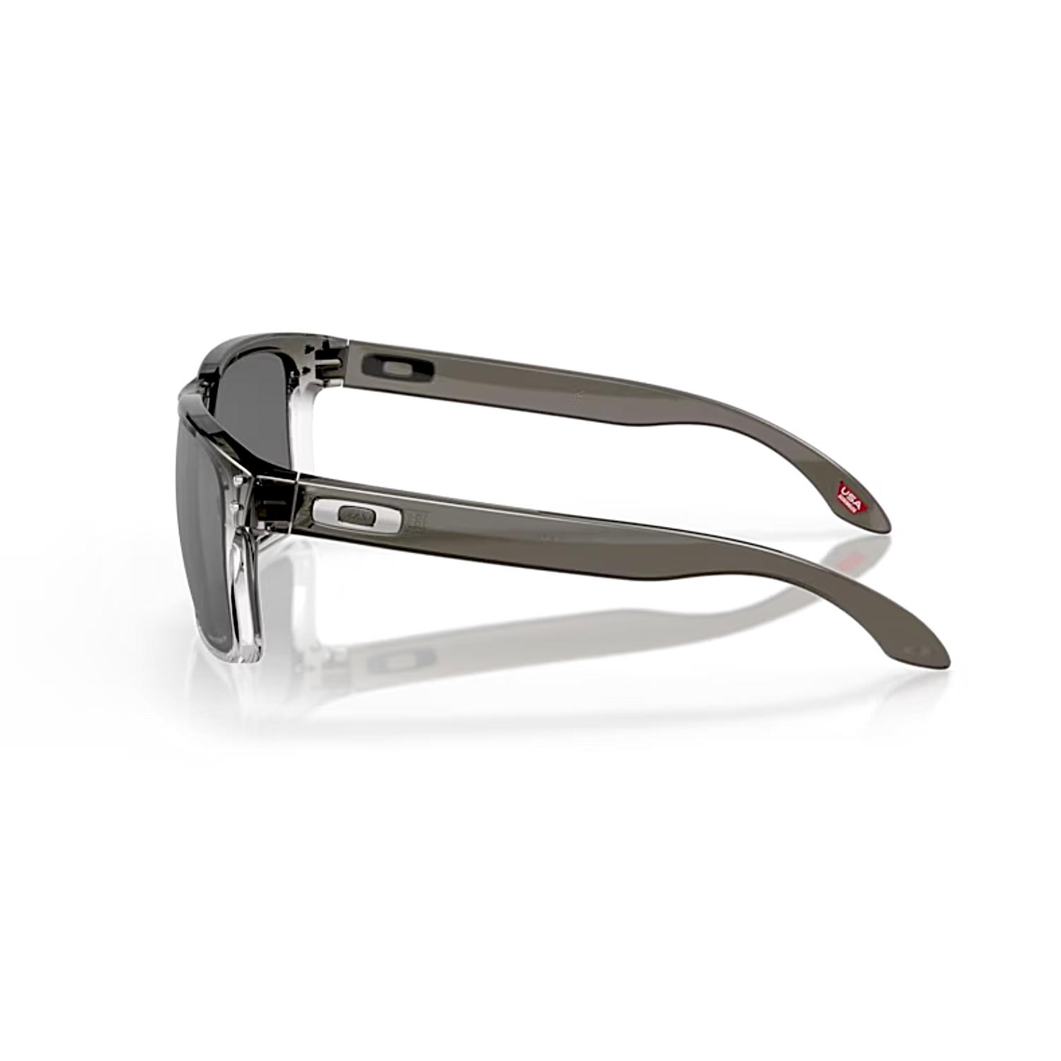 Oakley OAK 9102 910202 55 Holbrook Polarize Aynalı Kare Şeffaf Füme Kemik Güneş Gözlüğü
