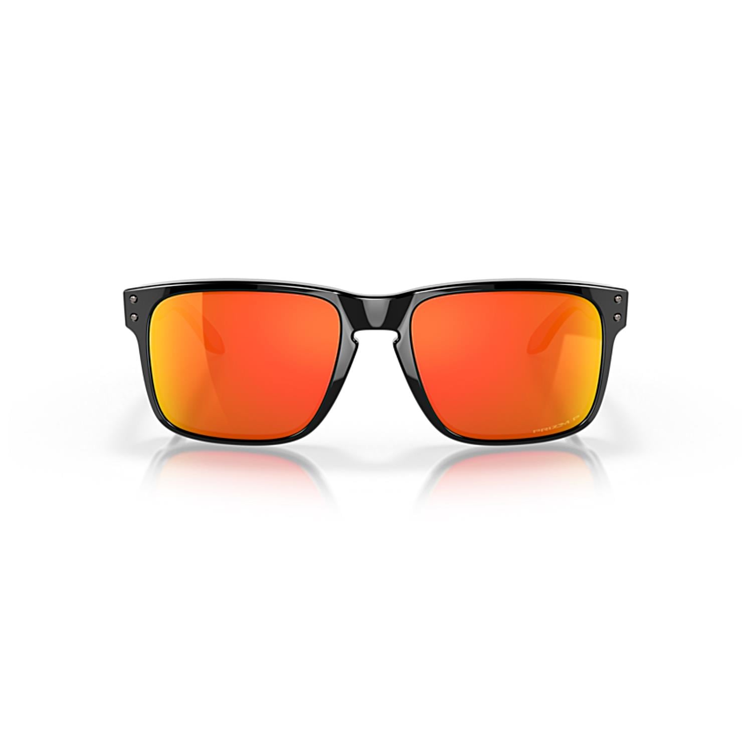 Oakley OAK 9102 9102F1 55 Holbrook Polarize Aynalı Kare Parlak Siyah Kemik Güneş Gözlüğü